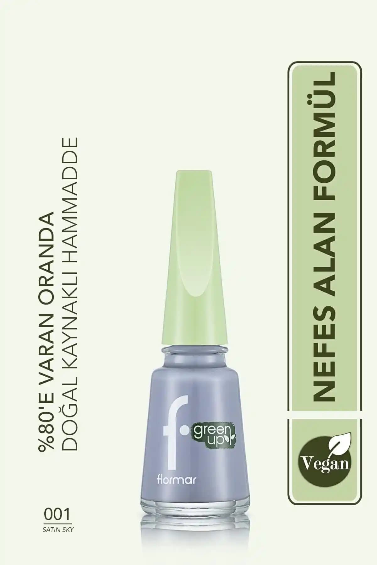 Flormar Vegan Oje Karşılaştırması: Green Up Nail Enamel-001 ve-011 İnceleniyor