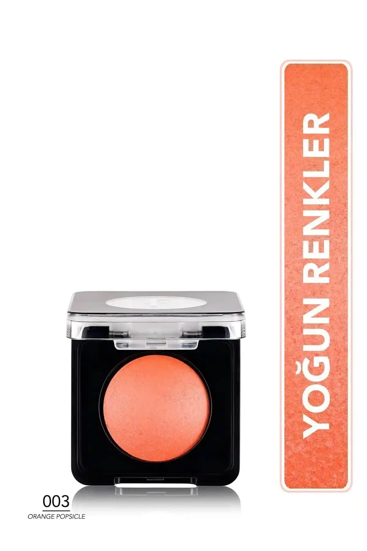 Flormar Yoğun Işıltılı Göz Farı 003 Orange Popsicle - Kalıcı ve Parlak Göz Makyajı İçin