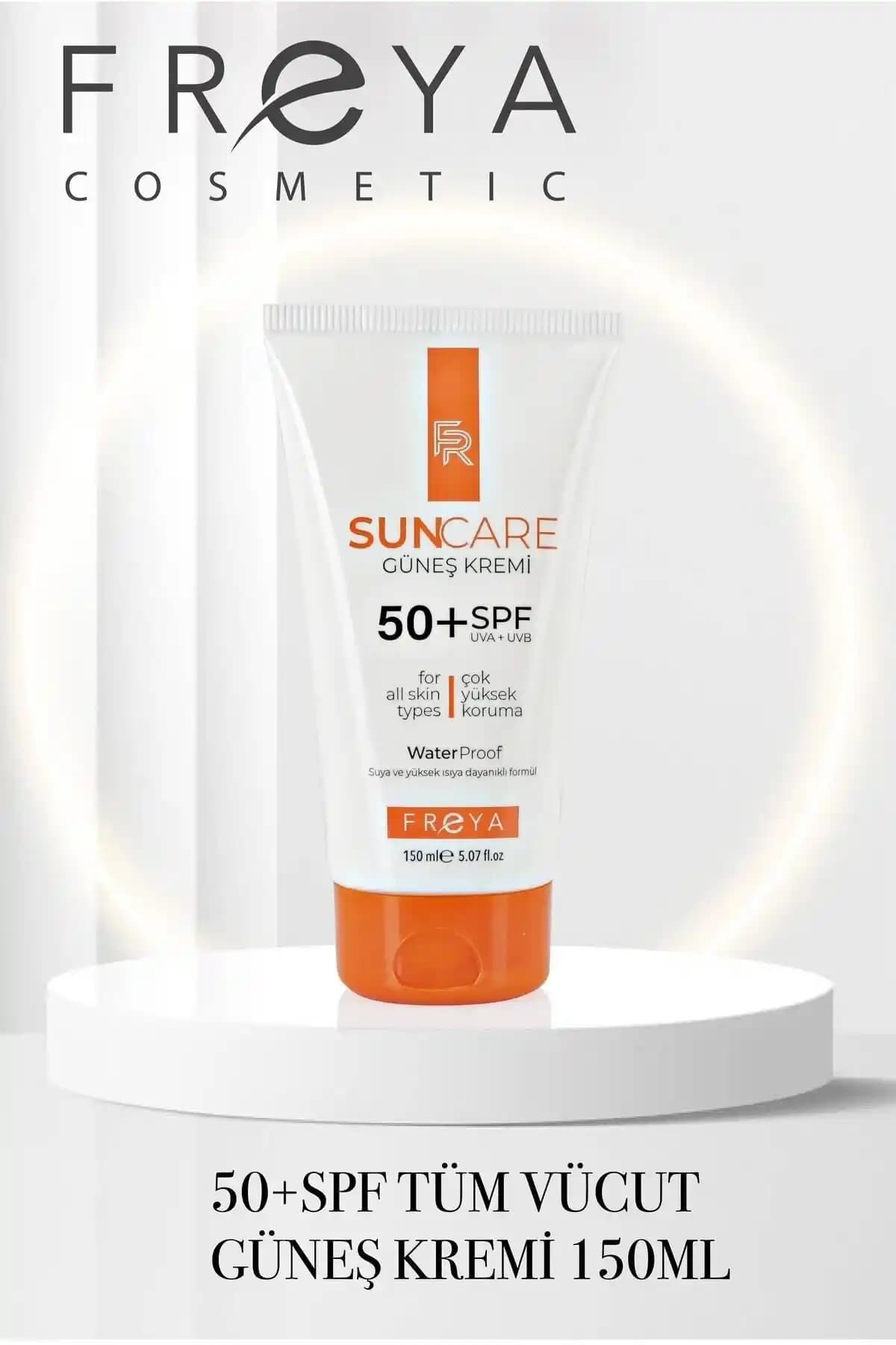 Freya Güneş Kremi 150ML Sun Care +50 SPF Güçlü ve Güvenilir Güneş Koruyucu