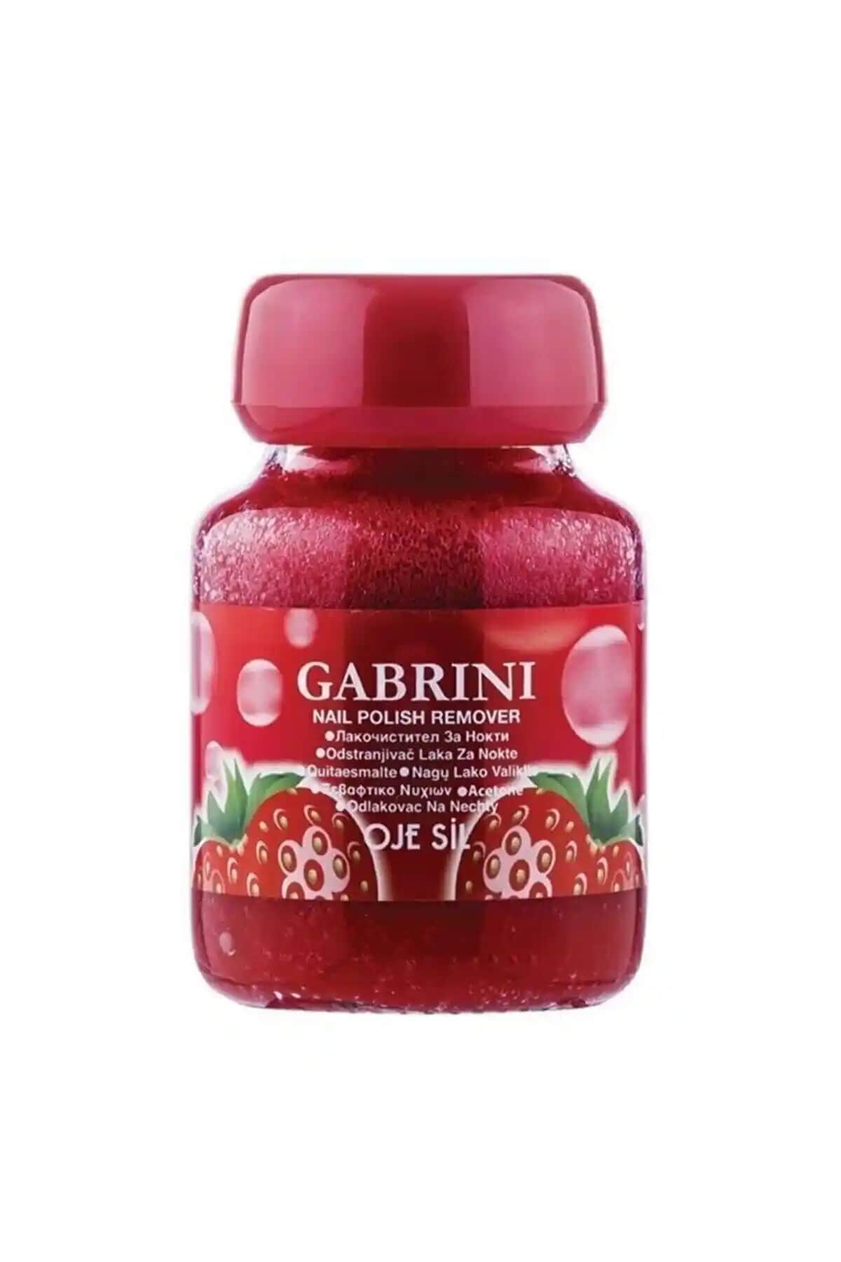Gabrini Cam Şişe Aseton Strawberry: Hızlı ve Pratik Tırnak Temizleme Çözümü