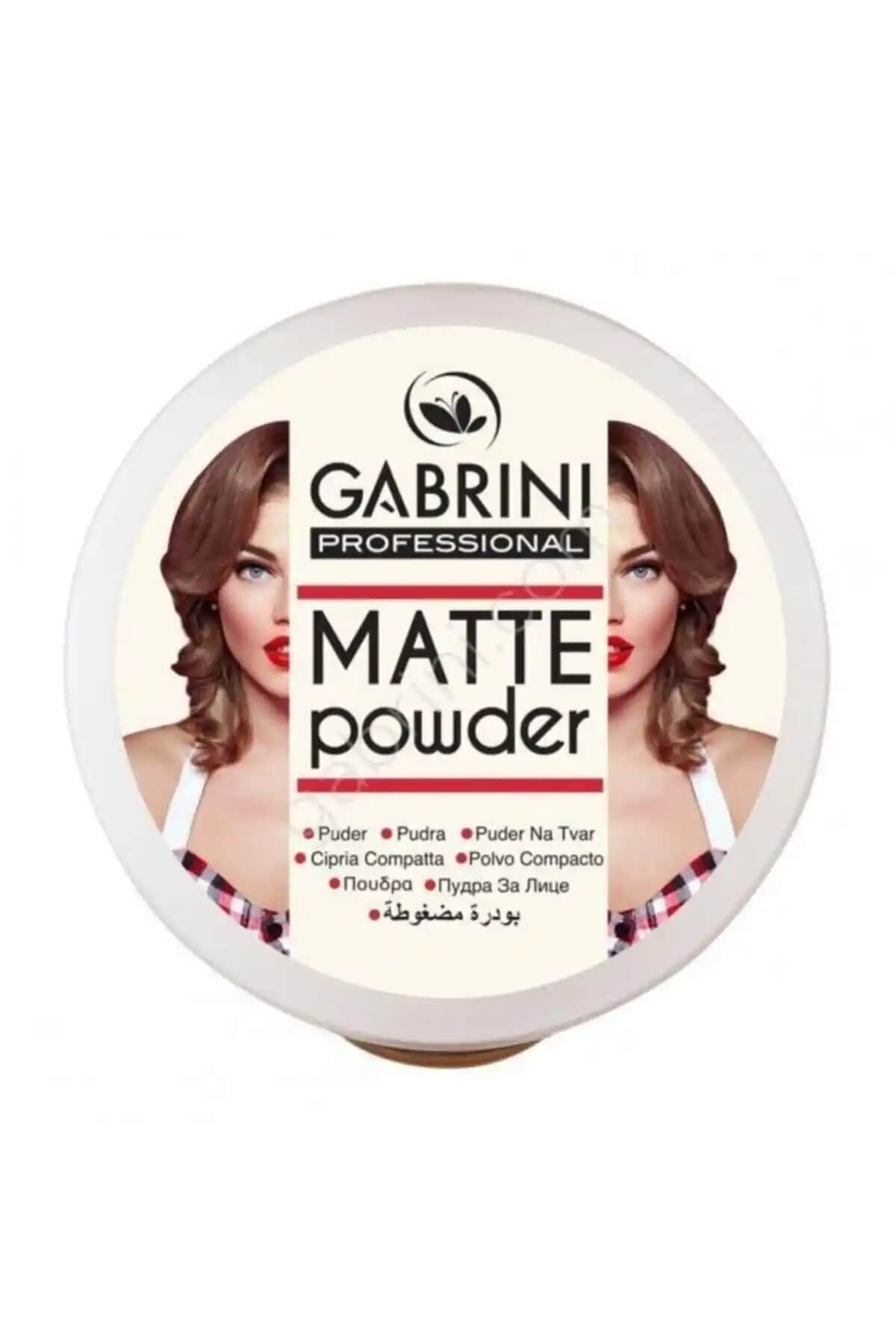 Gabrini Matte Pudra 01: Doğal ve Kalıcı Mat Görünüm Sağlayan Makyaj Ürünü