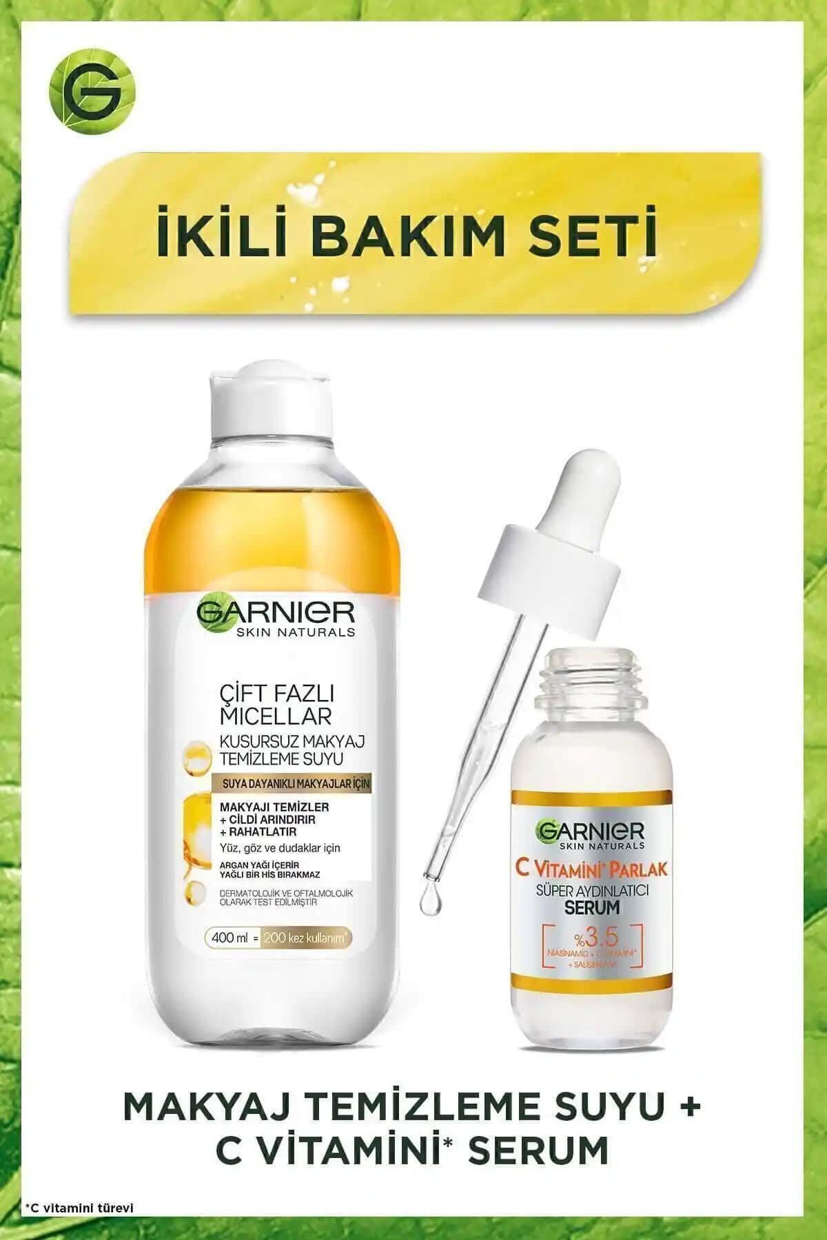 Garnier C Vitamin Serumu ve Çift Fazlı Micellar Makyaj Temizleme Suyu Ürünleri Tanıtımı