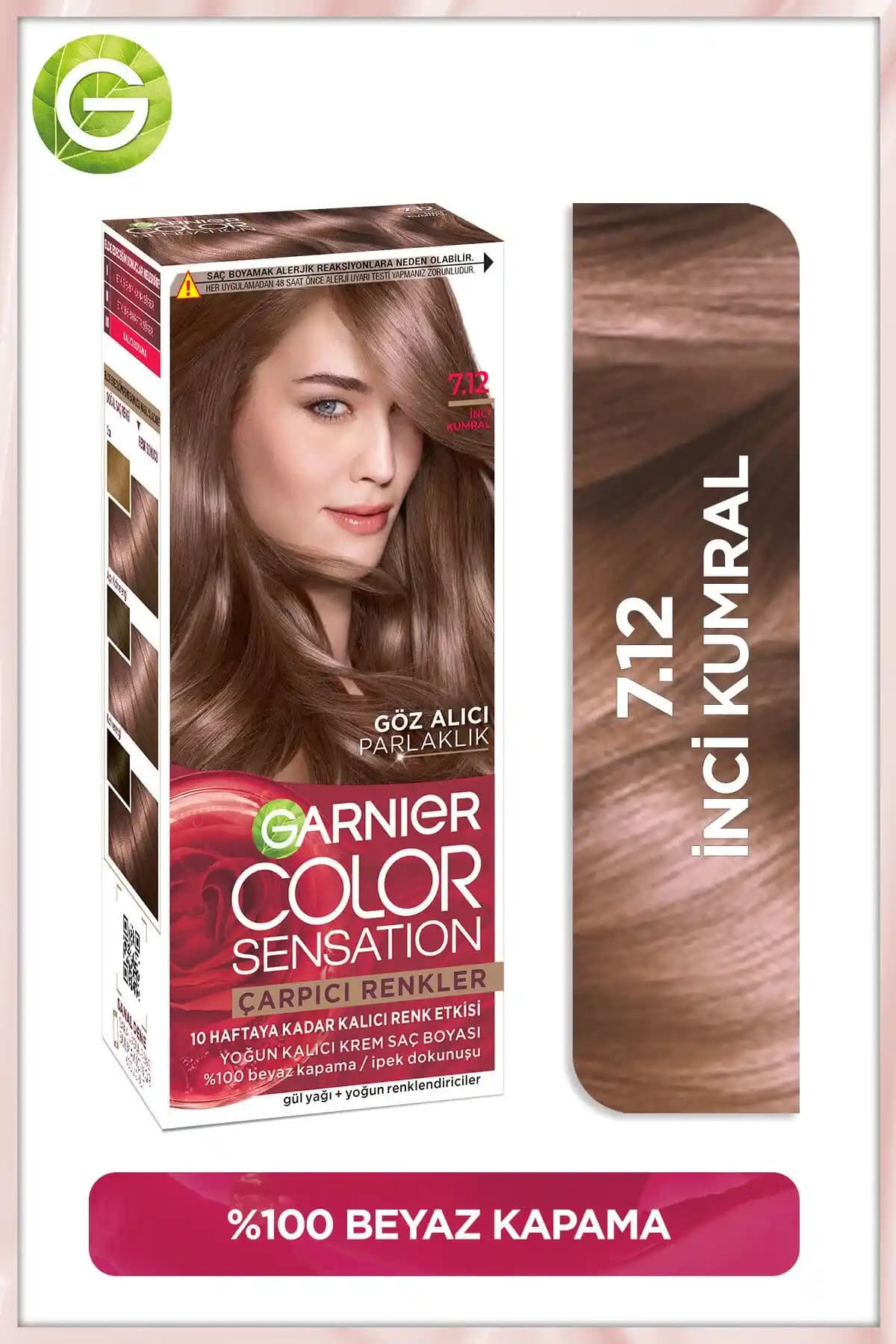 Garnier Çarpıcı Renkler 7.12 İnci Kumral ve 8 Parlak Koyu Sarı Saç Boyası Karşılaştırması