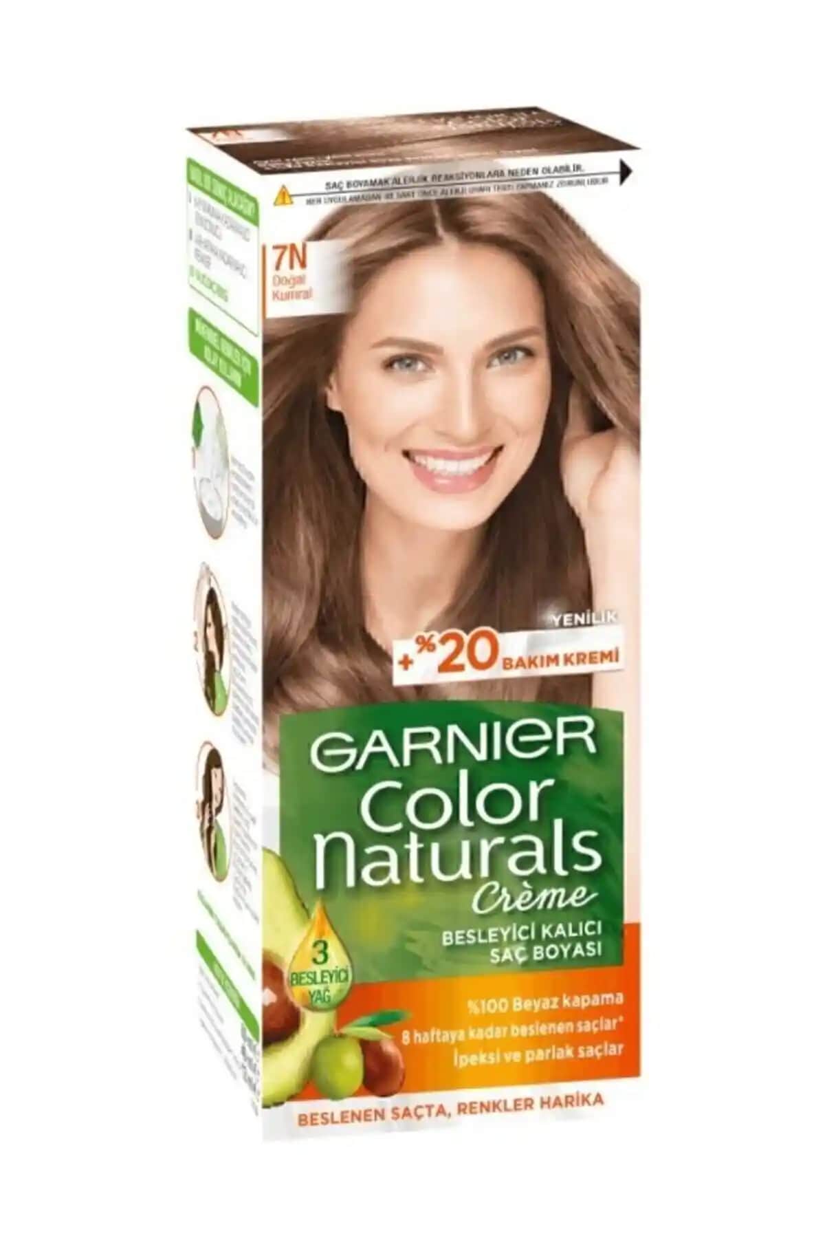 Garnier Color Naturals 7N ve 8 Koyu Sarı Saç Boyası Karşılaştırması