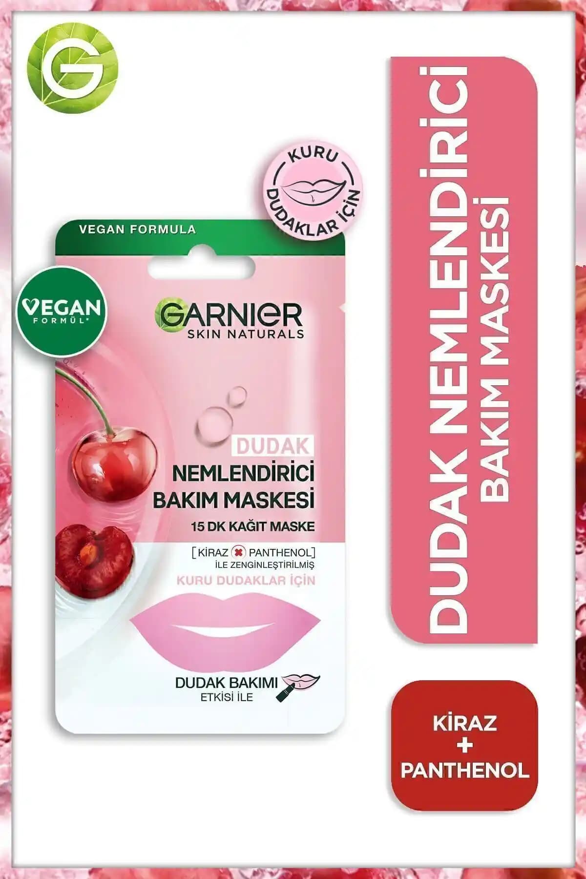 Garnier Dudak Nemlendirici Maskesi ve ORNATE Dudak Balmı Karşılaştırması