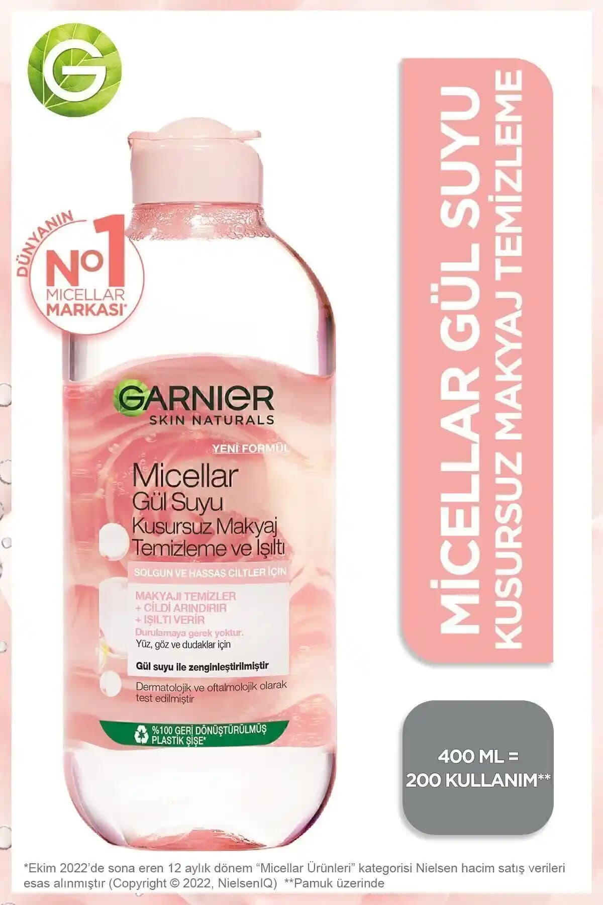 Garnier Micellar Gül Suyu: Hassas Ciltler İçin Nazik ve Etkili Temizlik Çözümü