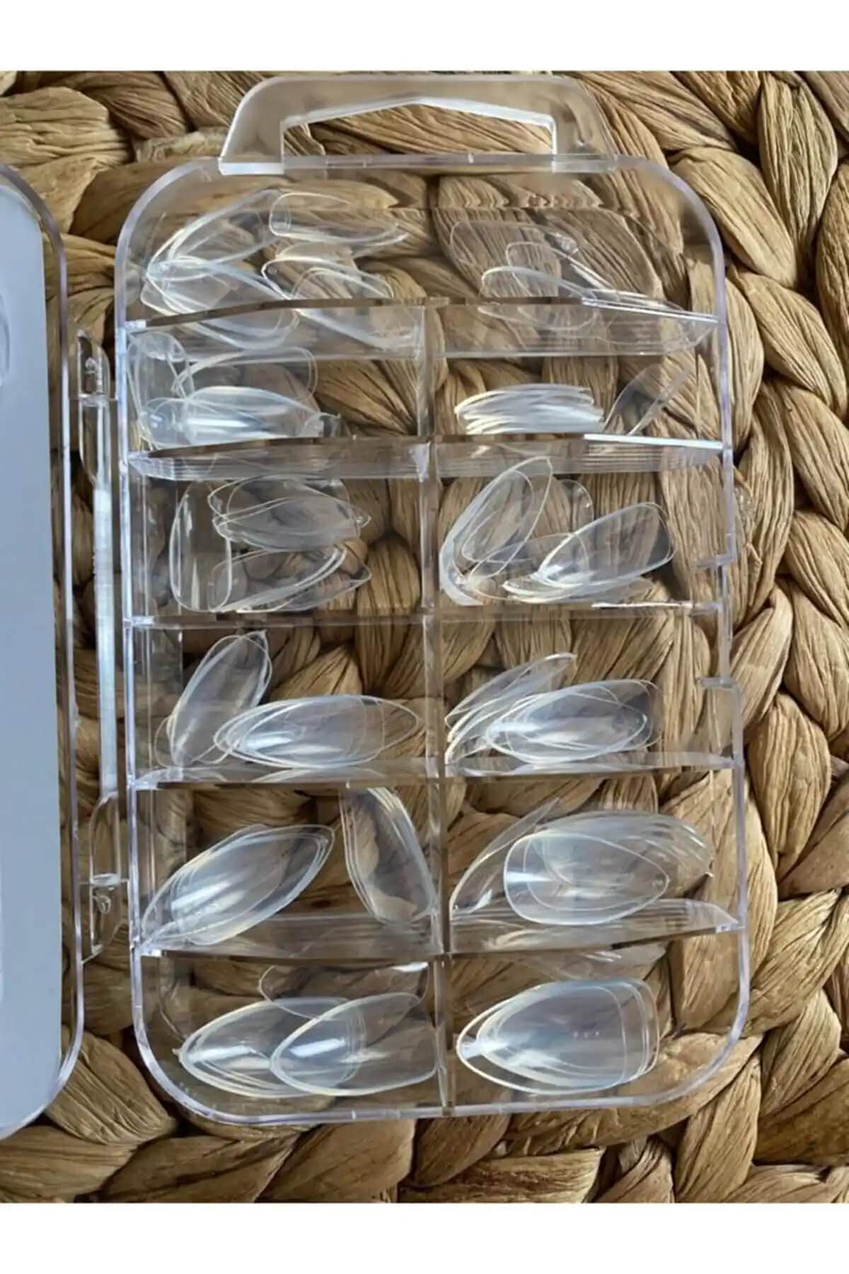 Genel Markalar 100 Adet Şeffaf Badem Görünümlü Takma Tırnak Seti İncelemesi