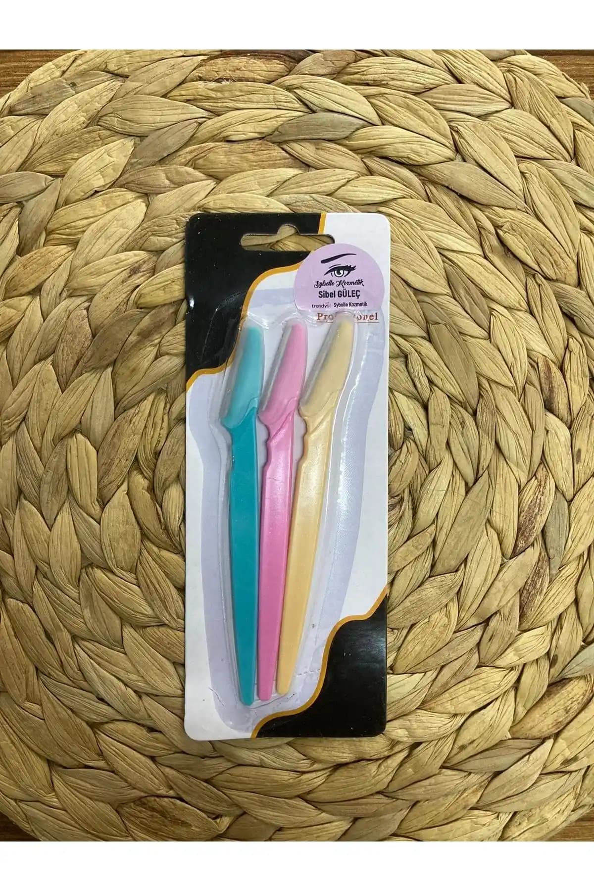 Genel Markalar 3 Adet Kaş Usturası: Doğal ve Hassas Kaş Şekillendirme Aracı