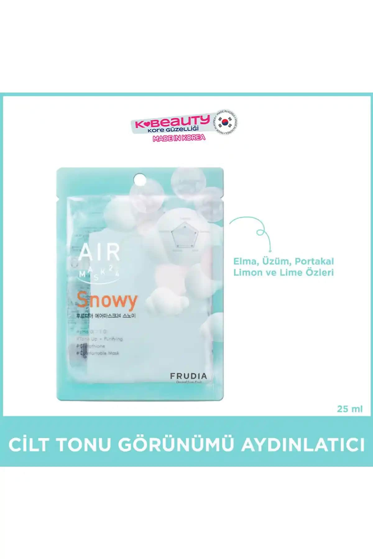 Genel Markalar STD Air Snowy Dengeleyici Maske 25 ml ile Cilt Sağlığınızı Destekleyin