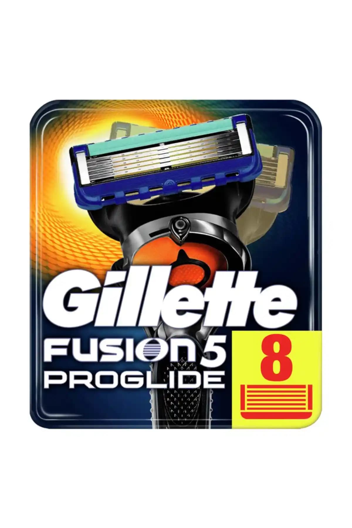 Gillette Fusion Proglide Yedek 8'li – Hassas Ciltler İçin Üstün Tıraş Deneyimi