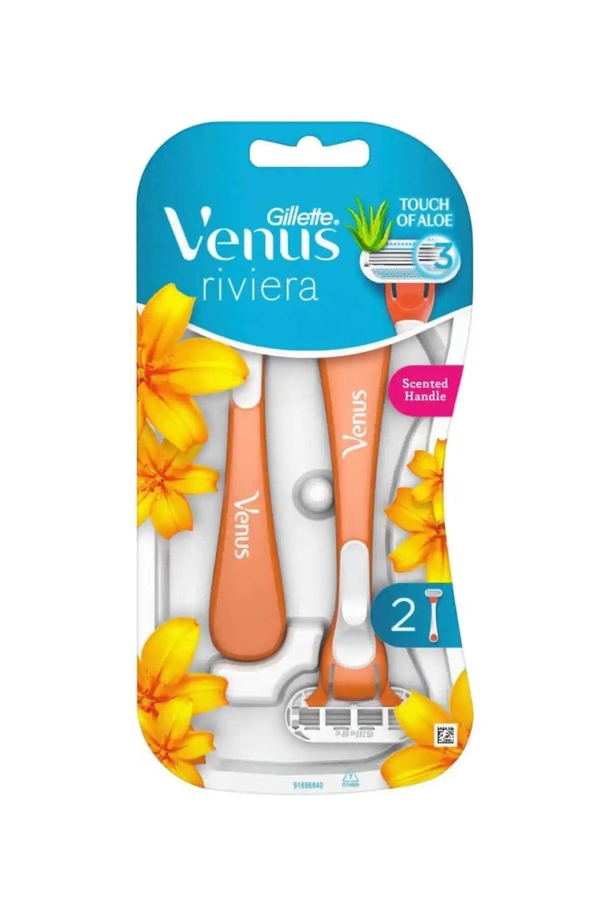 Gillette Venus Riviera 2'li Kadınlar İçin Cilt Dostu ve Pratik Tıraş Bıçağı