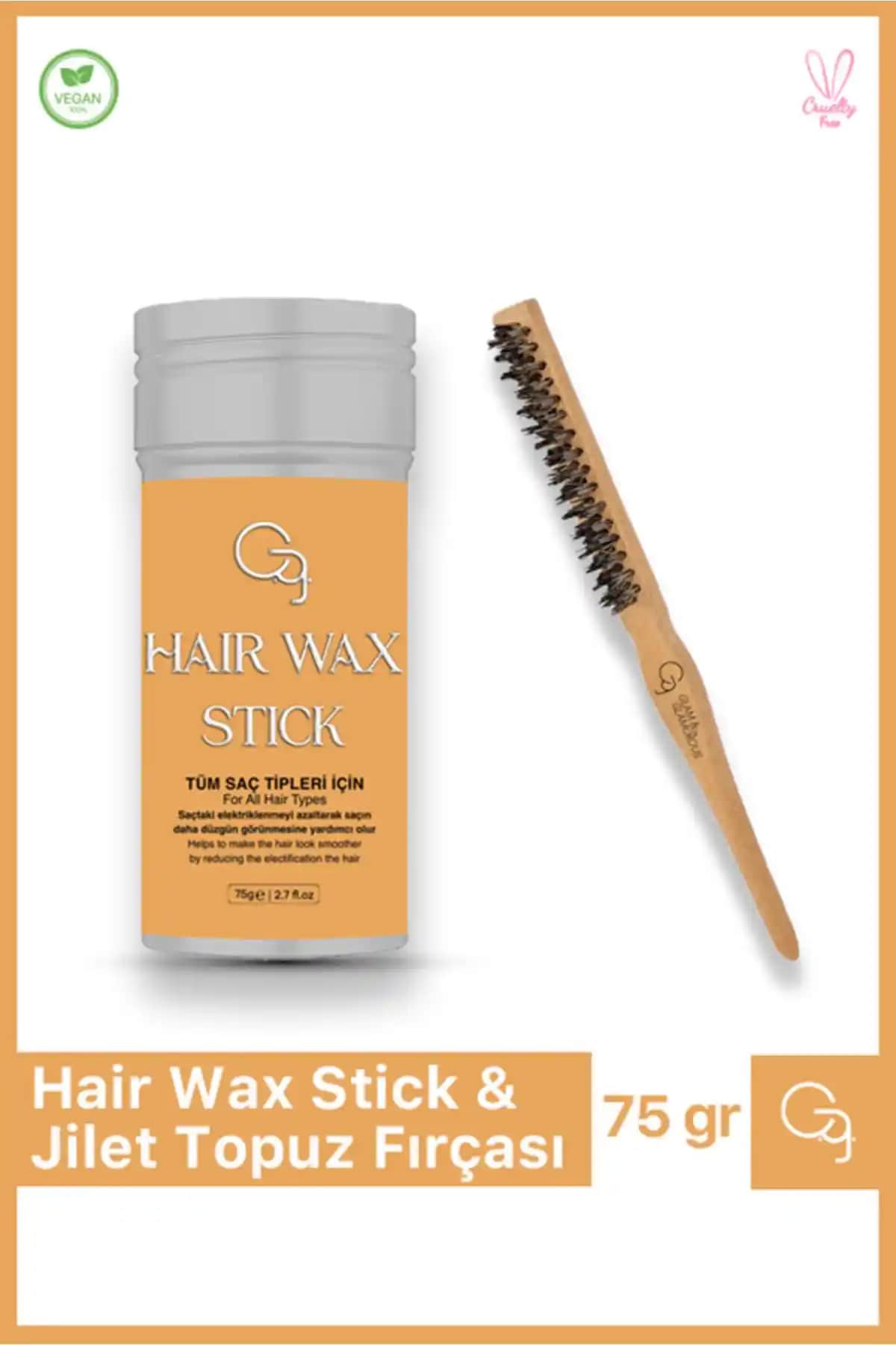 Glam Glamorous Stick Wax ve Topuz Fırçası ile Günlük ve Özel Saç Şekillendirme Çözümleri