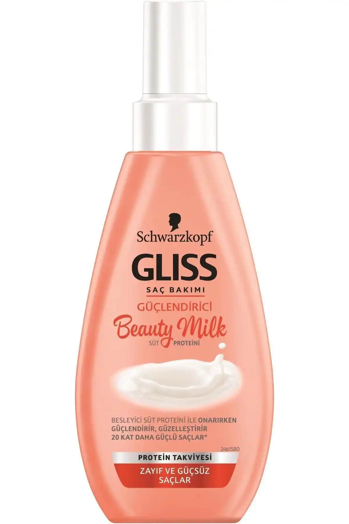 Gliss Beauty Milk Güçlendirici Saç Bakım Ürünü: Zayıf ve Güçsüz Saçlar İçin Etkili Çözüm