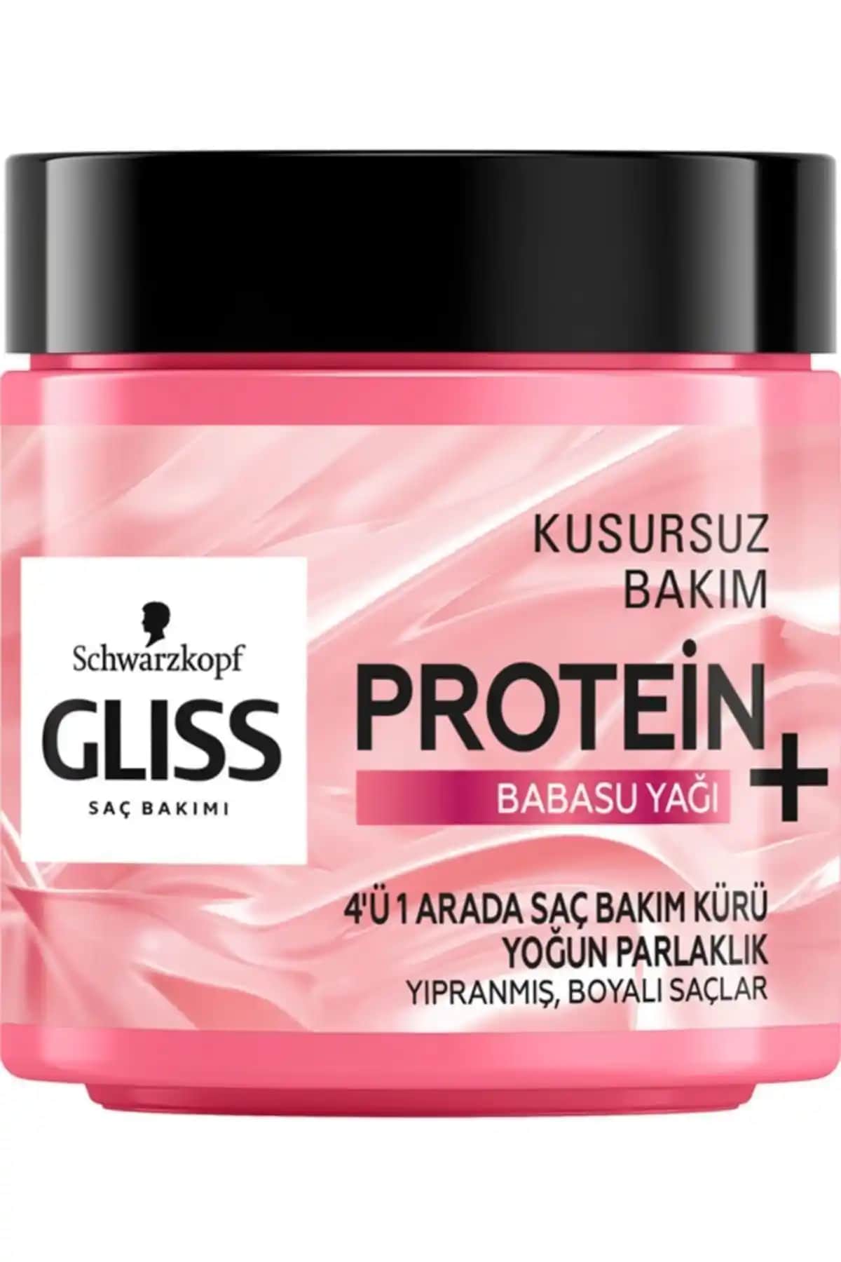 Gliss Protein + Babasu Yağı 4'ü 1 Arada Yoğun Parlaklık Saç Bakım Kürü Ürün İncelemesi ve Kullanım Tavsiyeleri