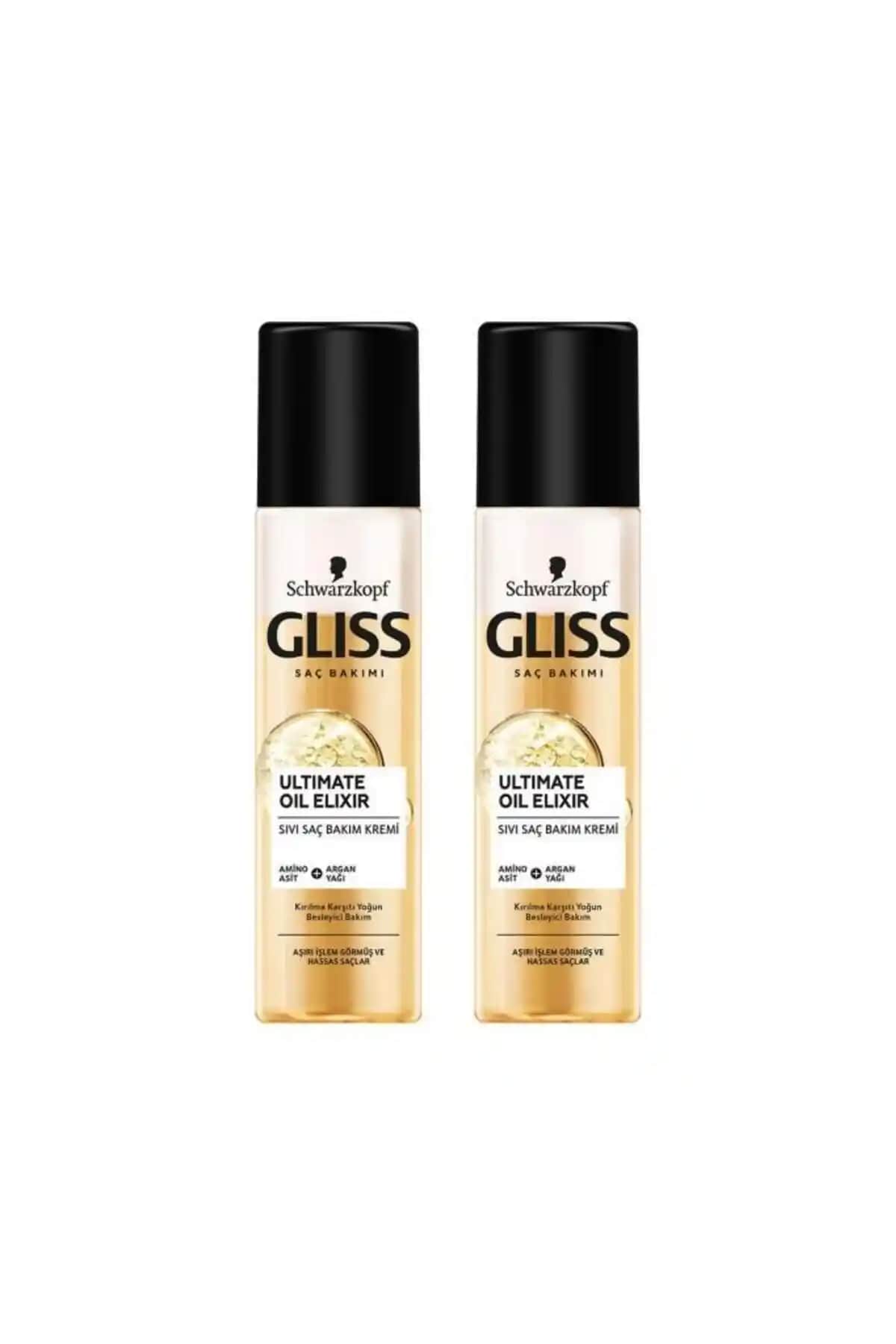 Gliss Ultimate Oil Elixir: Güçlendirici ve Parlaklık Sağlayan Durulanmayan Saç Bakım Ürünü