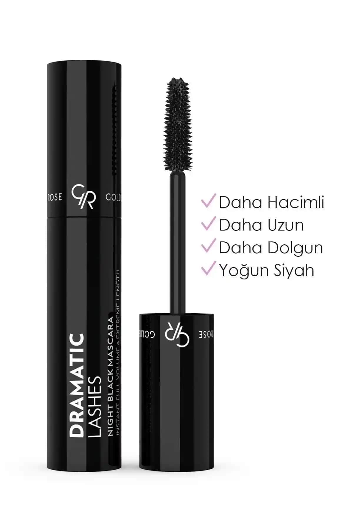 Golden Rose Dramatic Lashes Night Black Maskara: Hacim ve Belirginlik Sunan Günlük Kullanım Ürünü