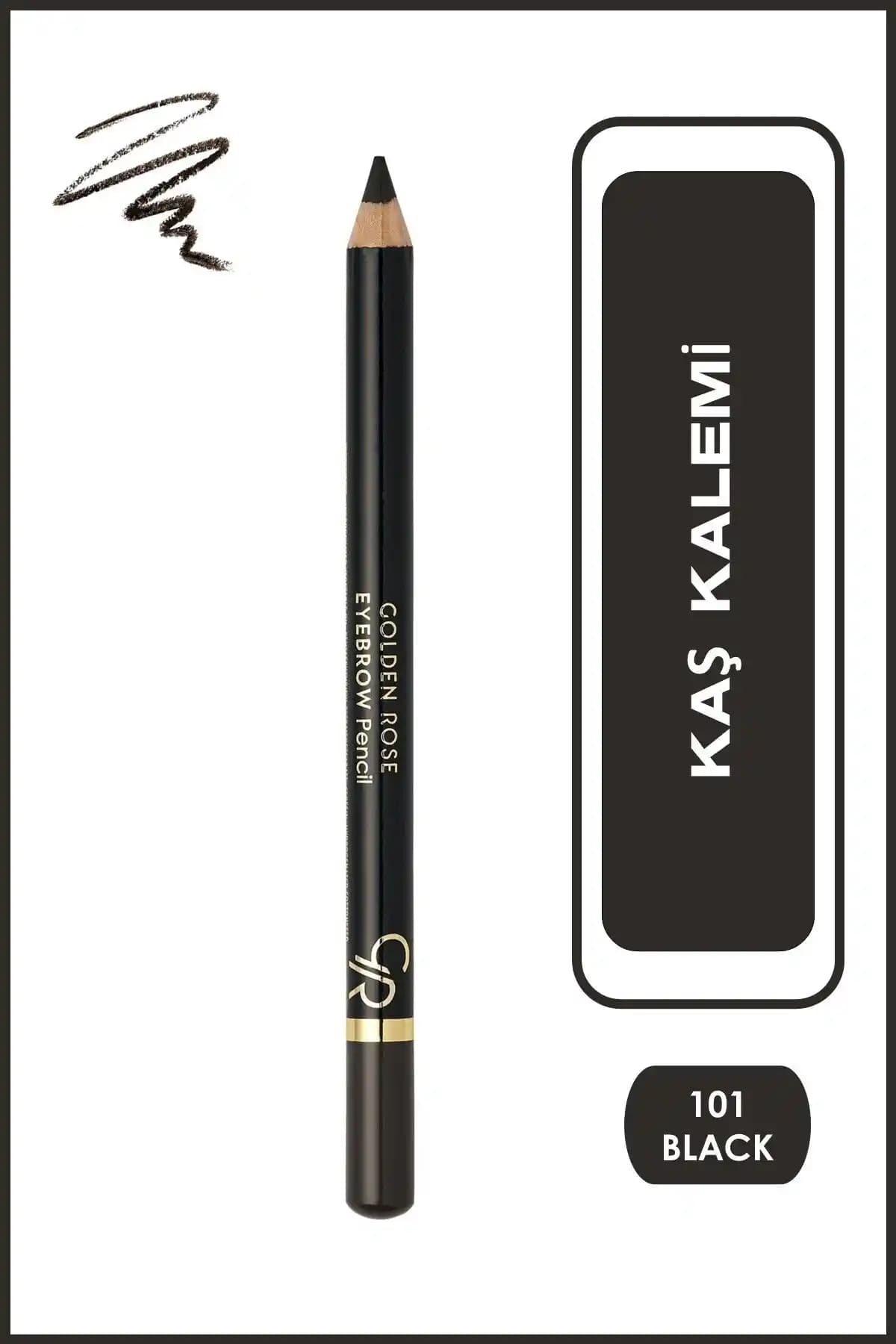 Golden Rose Siyah Kaş Kalemi No 101 ile Doğal ve Kalıcı Kaşlar Yaratın