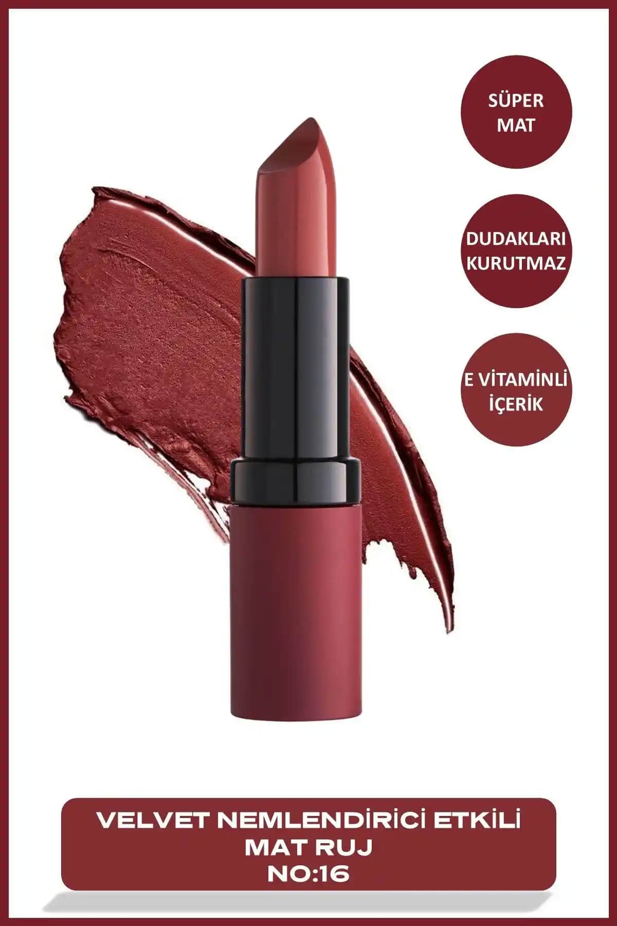 Golden Rose Velvet Matte Rujlar No: 16 ve No: 22 Karşılaştırması ve Özellikleri