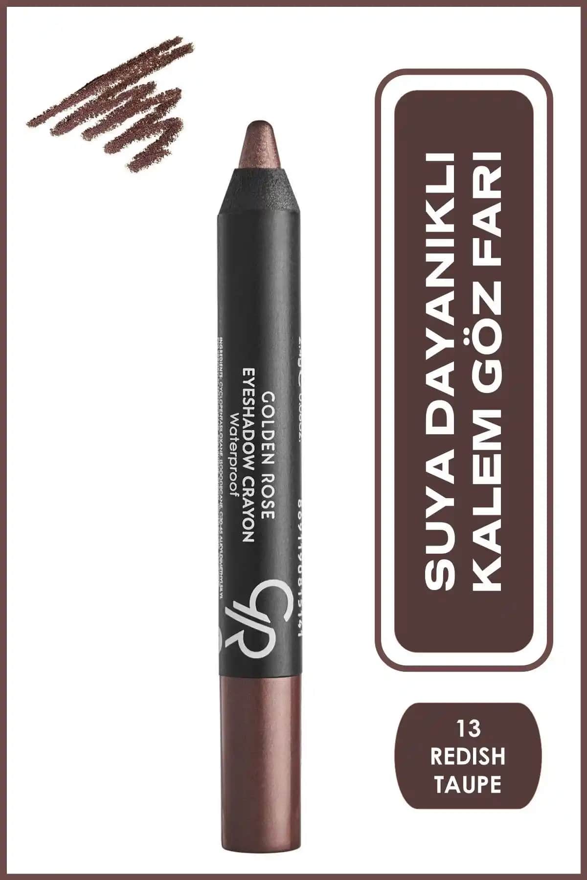 Golden Rose Waterproof Eyeshadow Crayon Renkli ve Dayanıklı Göz Makyajı Kalemi