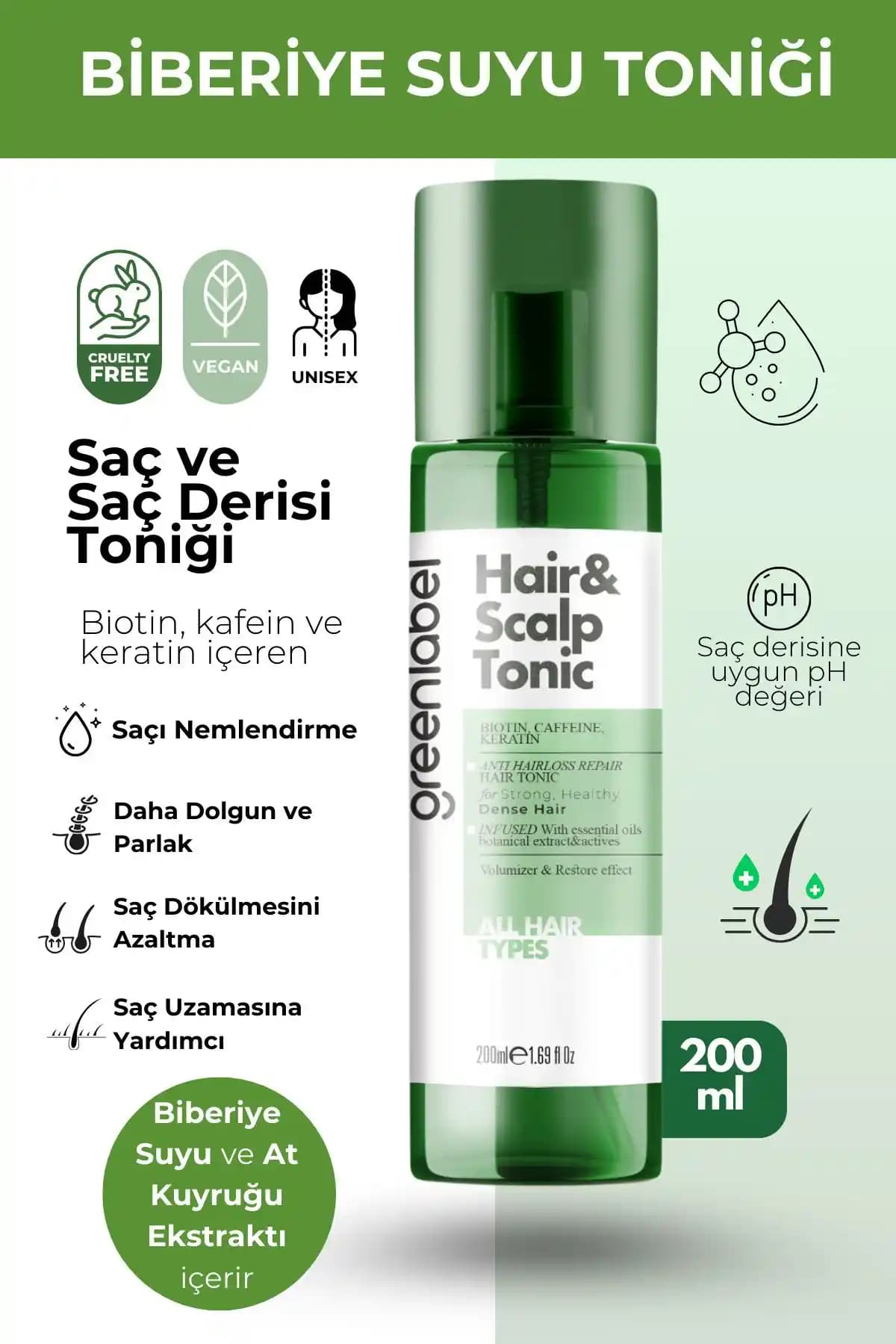 Green Label Biberiye Suyu ile Doğal Saç Bakımında Yeni Bir Dönem Başlıyor