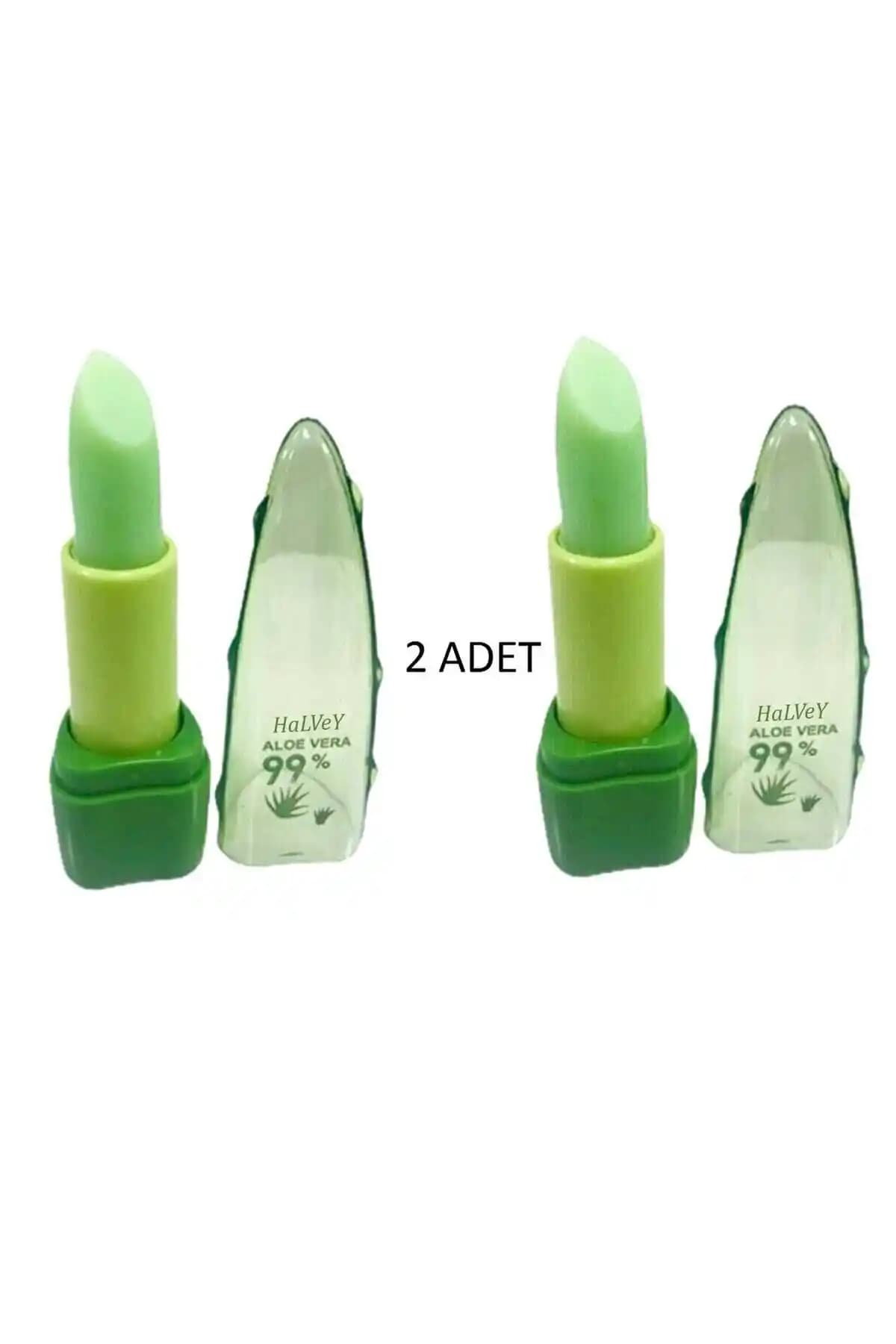 HalVeY Aloe Vera İçerikli Dudak Bakım Rujları Pratik ve Doğal Güzellik İçin