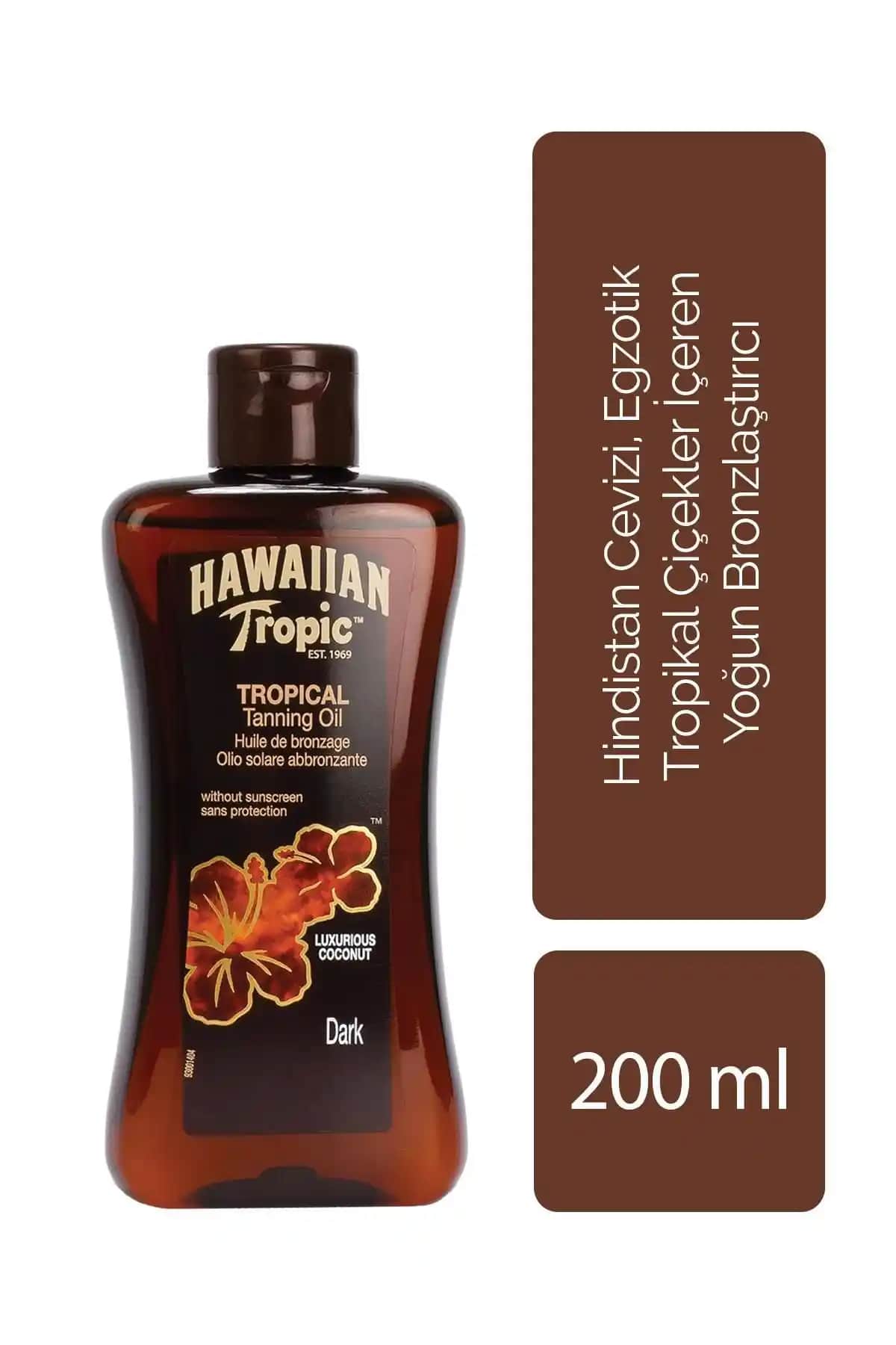 Hawaiian Tropic Tropik Bronzlaştırıcı Yağ: Hızlı ve Sağlıklı Bronzluk Sağlar