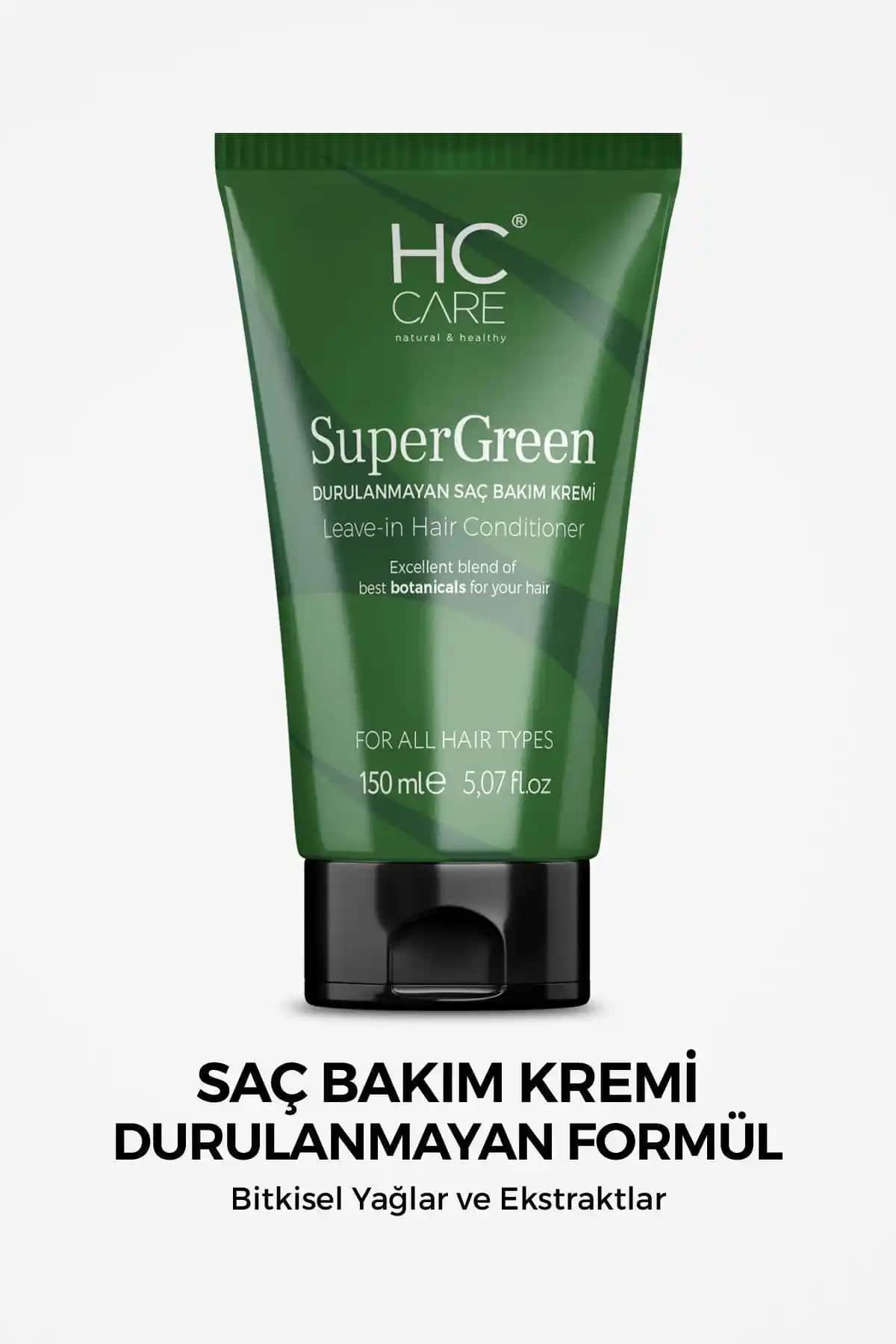 HC Care Super Green Bitki Özlü Durulanmayan Saç Bakım Kremi Ürün Özellikleri ve Kullanım Rehberi