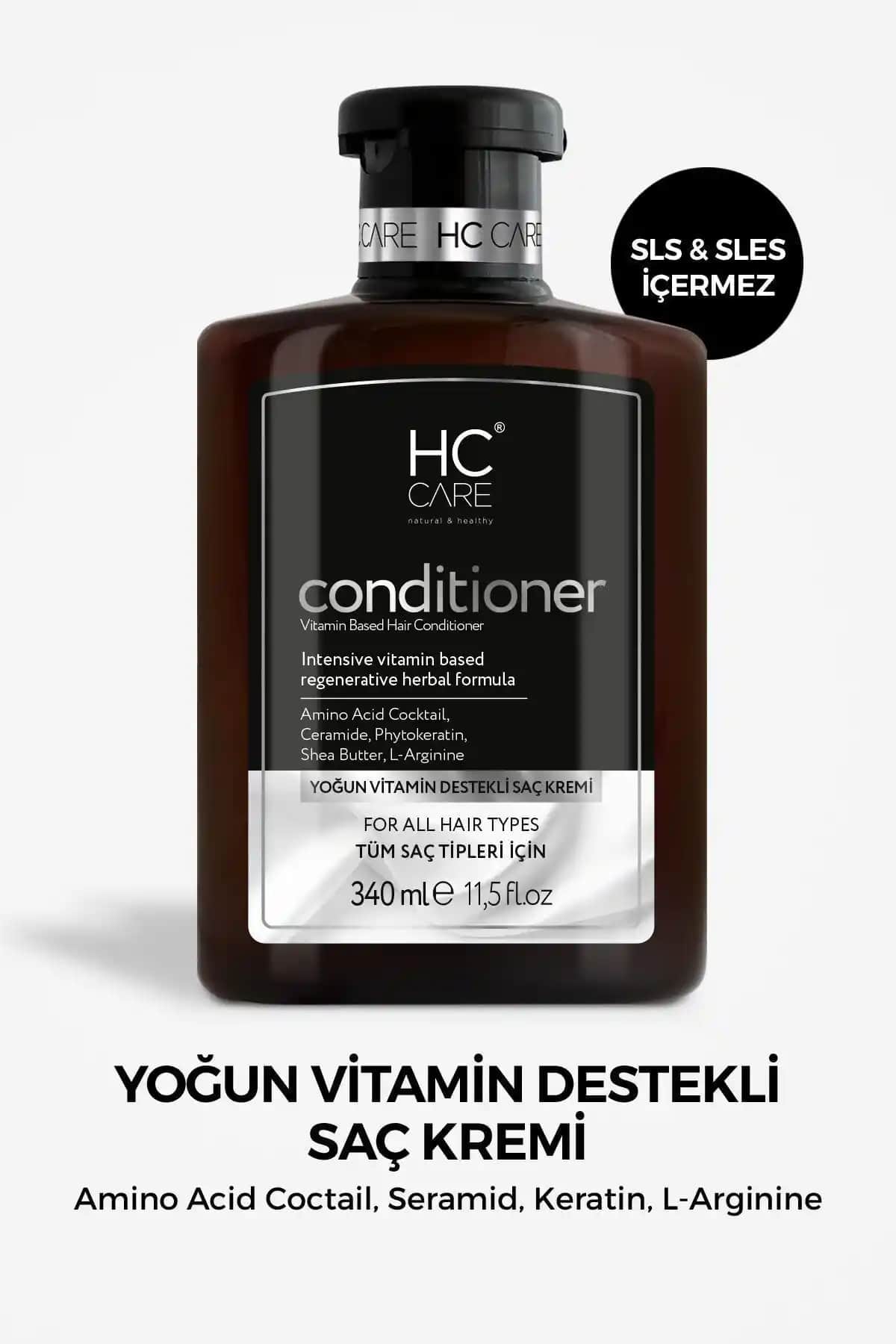 HC Care Yoğun Vitamin Destekli Saç Kremi: Saç Güçlendirme ve Parlaklık Artışı İçin