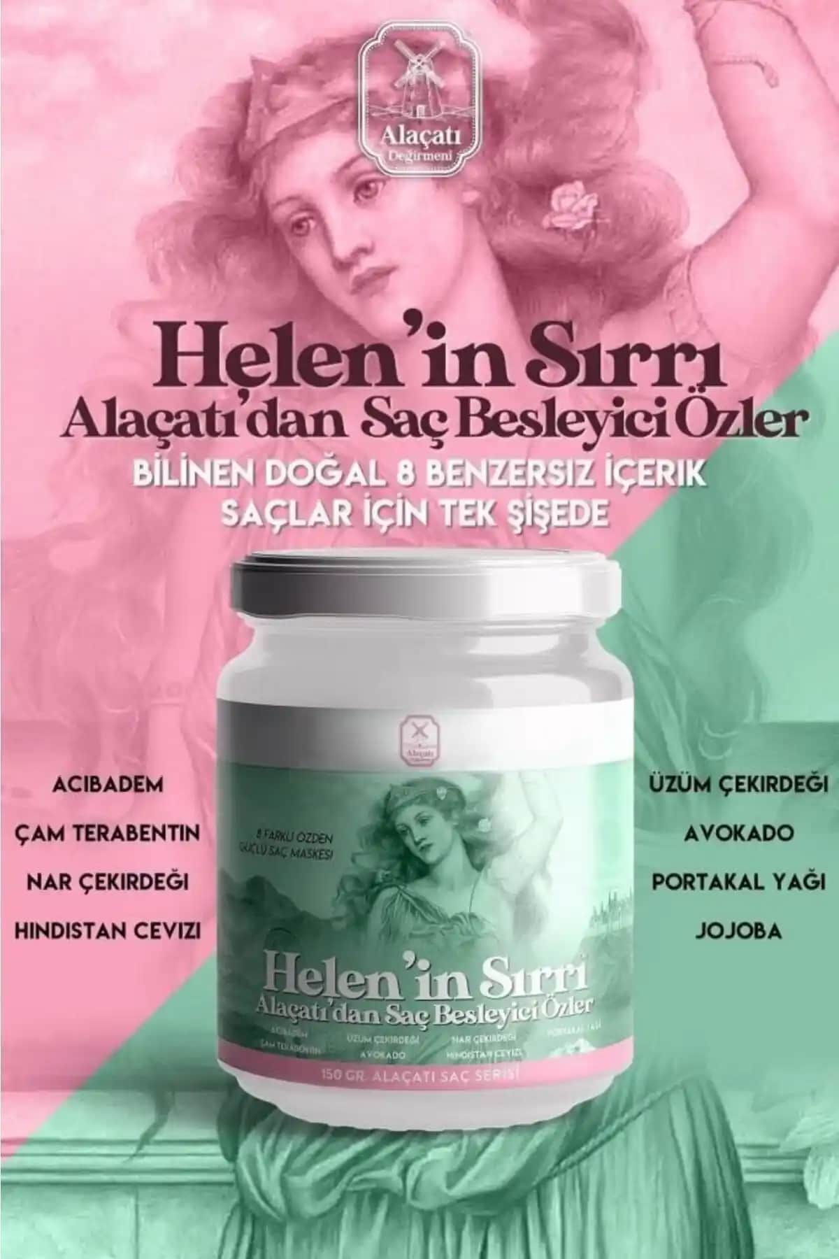 Helen'in Sırrı Saç Besleyici ve Güçlendirici Özler: Doğal ve Etkili Saç Bakım Ürünü