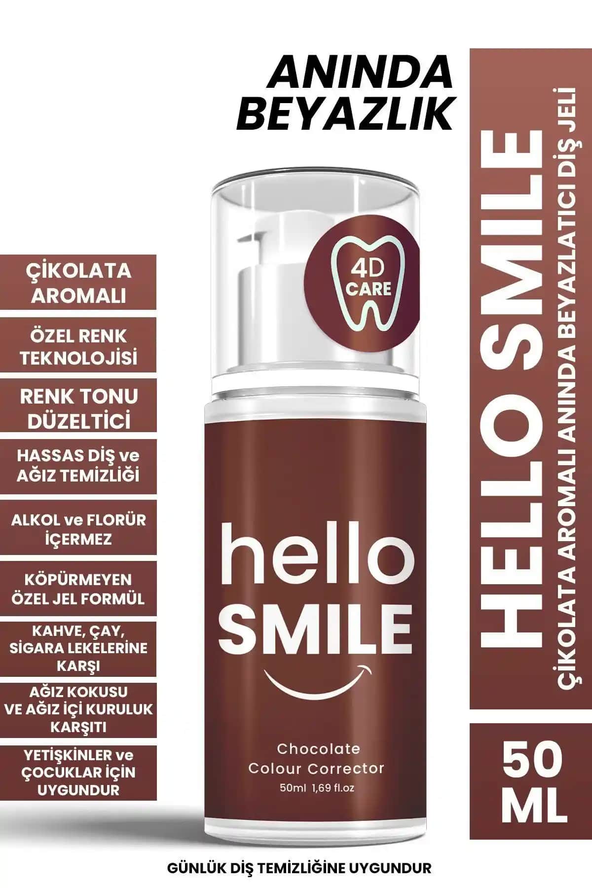 Hello Smile Çikolata ve Çilek Aromalı Beyazlatıcı Diş Jeli Karşılaştırması