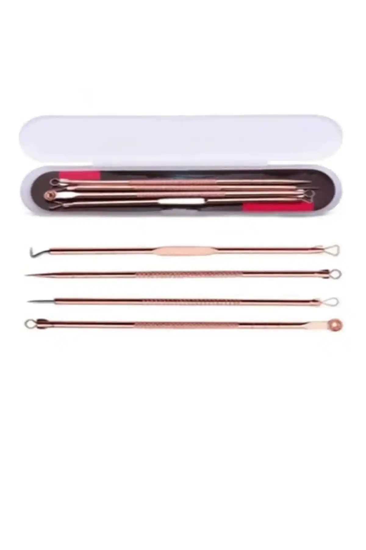 Hepsiofis Paslanmaz Çelik Komedon ve Sivilce Iğne Seti ile Etkili Yüz Bakımı