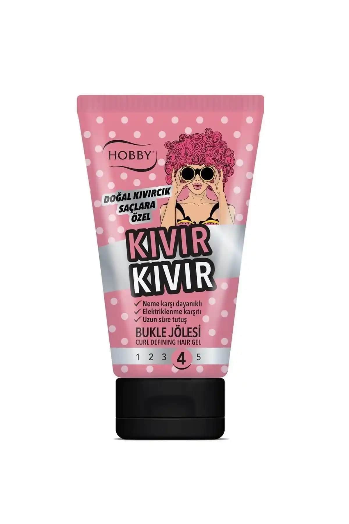 Hobby Tüp Jöle Kıvır Kıvır 150 ml: Doğal Bukleler ve Hacimli Saçlar İçin Uygun