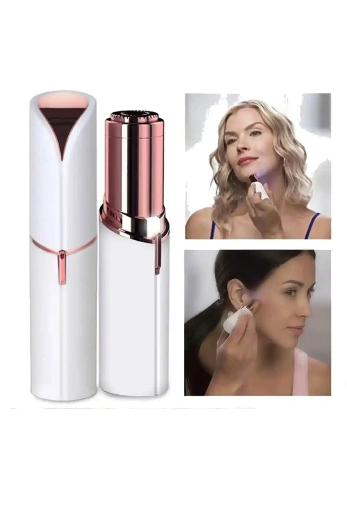 İBOVİA Mini Cep Epilasyon Cihazı Yüz ve Çene Bölgesi Hassas Tüyleri Güvenle Temizler