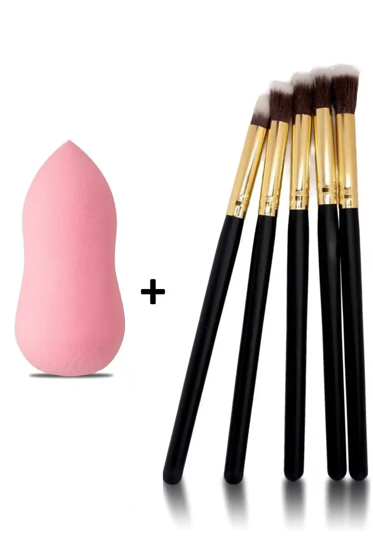 İzla 5'li Karıştırma Fırçası ve Estella Makyaj Süngeri ile Profesyonel Sonuçlar