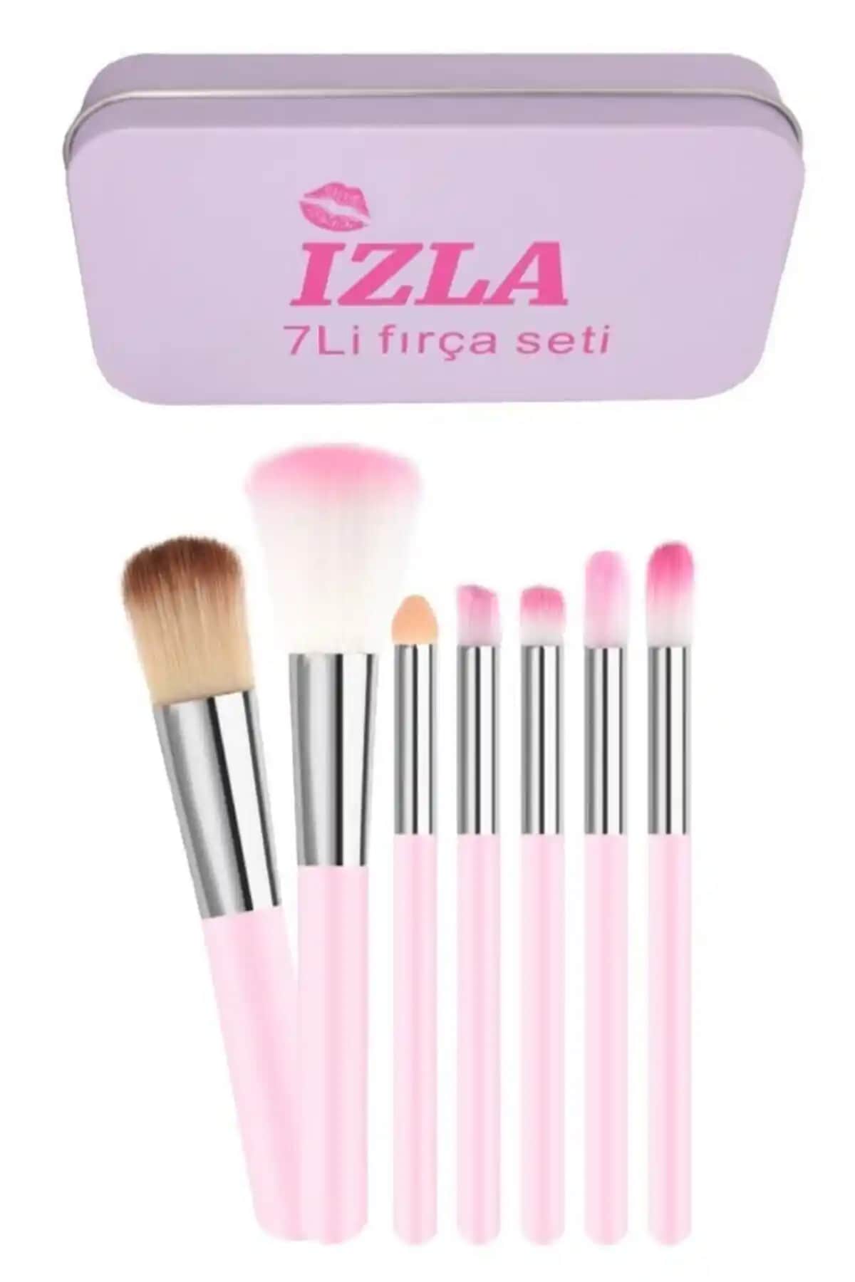 İzla Pembe ve MUJGAN Silindir Makyaj Fırça Setleri Karşılaştırması