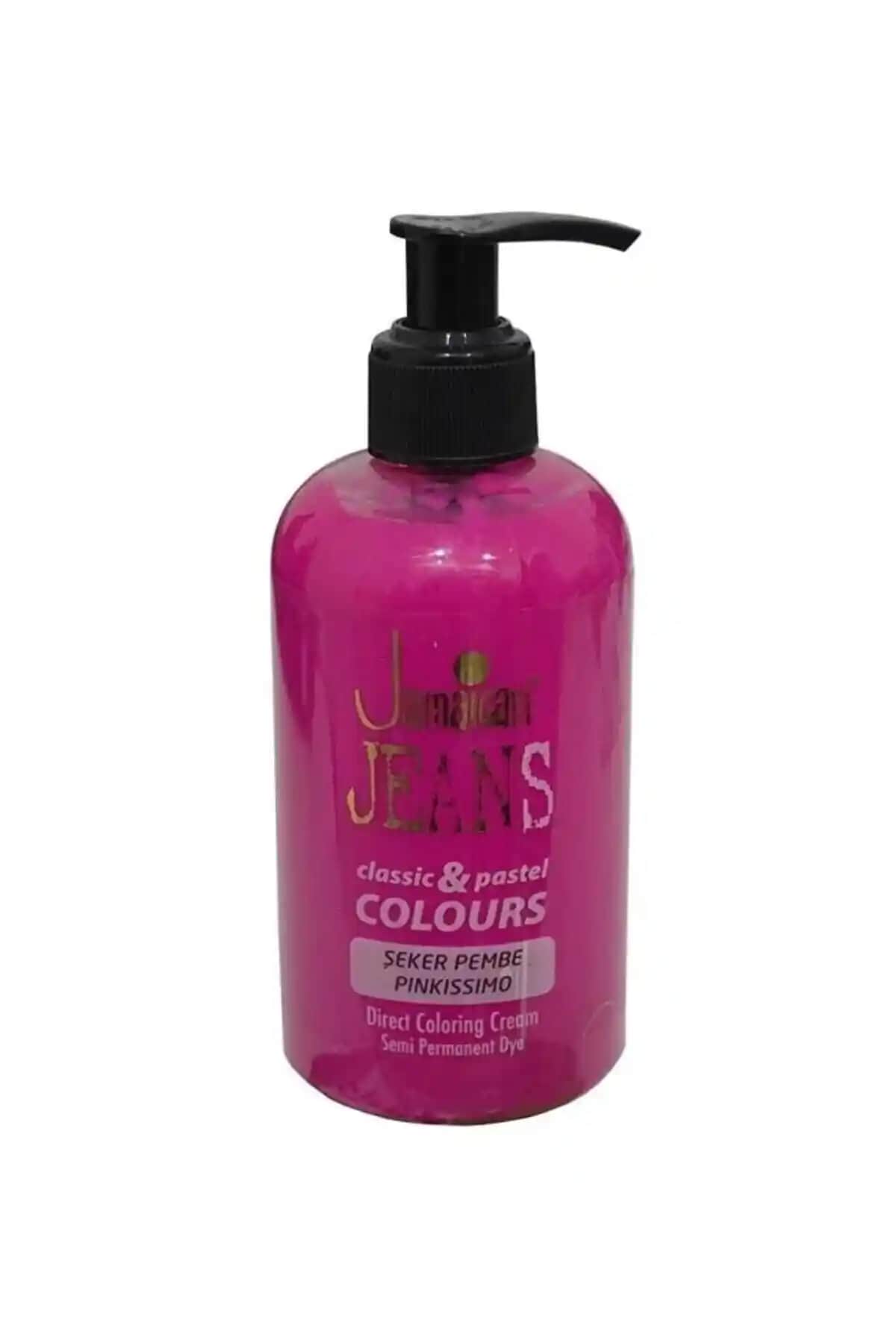 Jamaican Jeans Şeker Pembe Color Su Bazlı Saç Boyası 250 ml ile canlı ve kalıcı saç renkleri