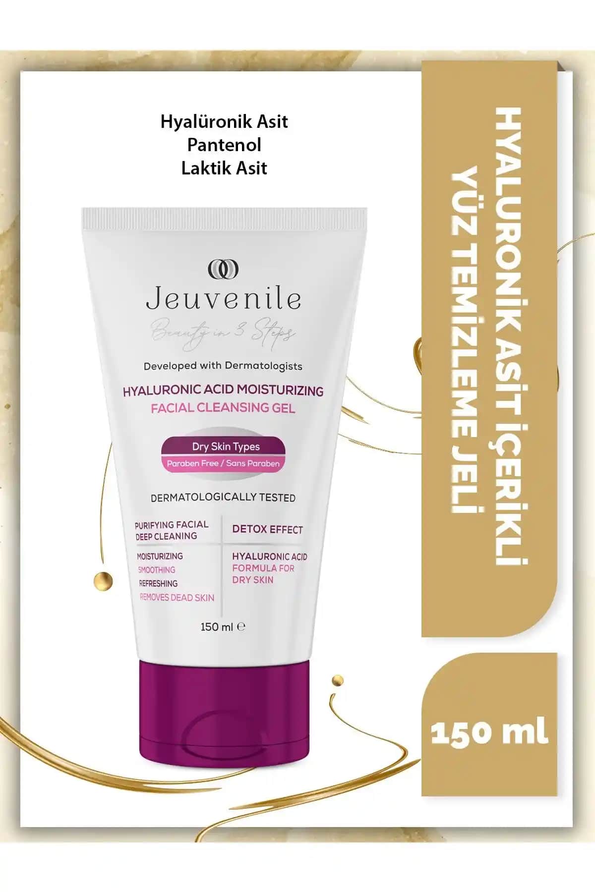 Jeuvenile Yüz Temizleme Jeli: Hassas ve Tüm Cilt Tipleri İçin Günlük Temizlik Çözümü