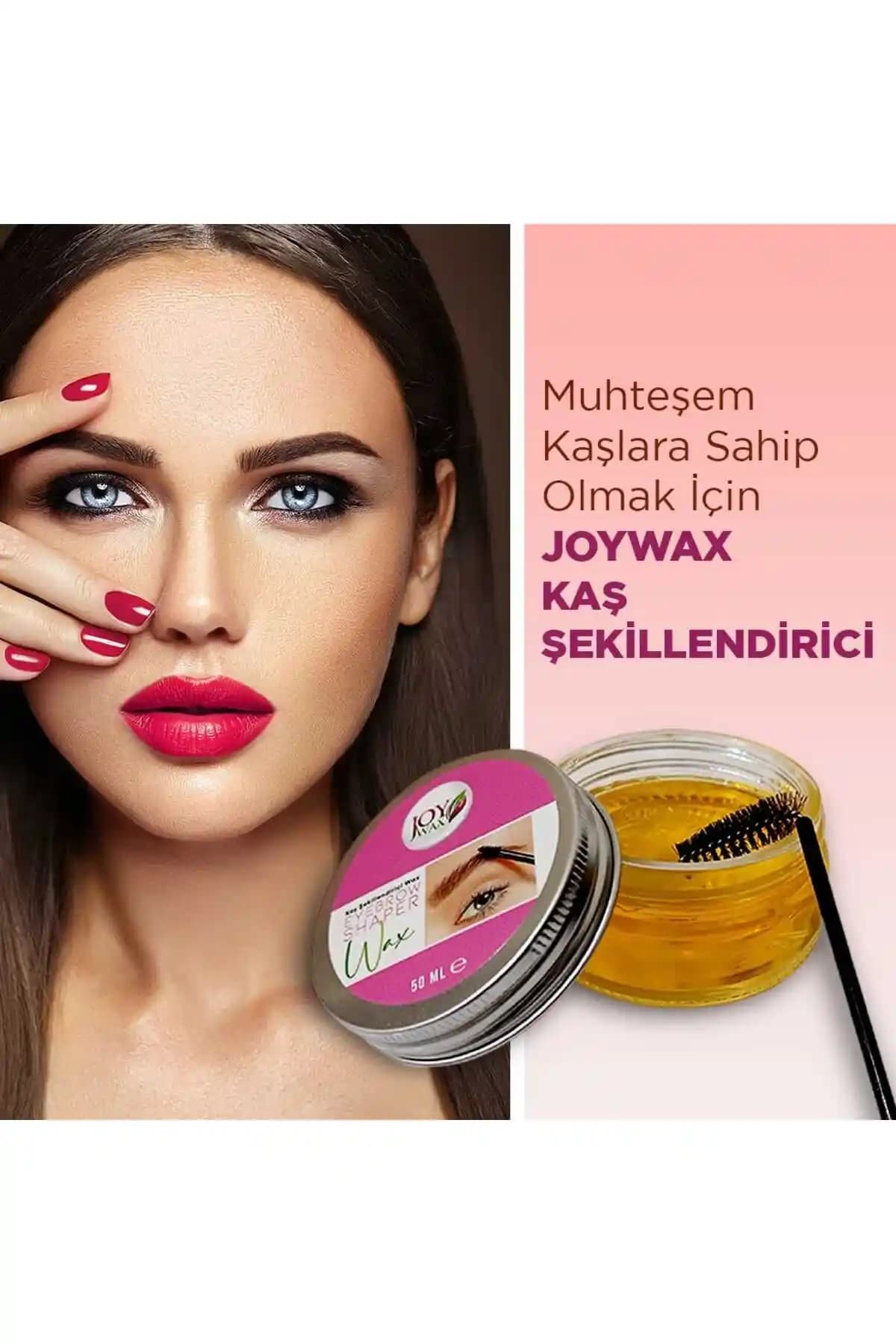 JoYWAX Kaş Şekillendirici ve Sabitleyici Wax ile Doğal ve Uzun Süreli Kaş Şekillendirme