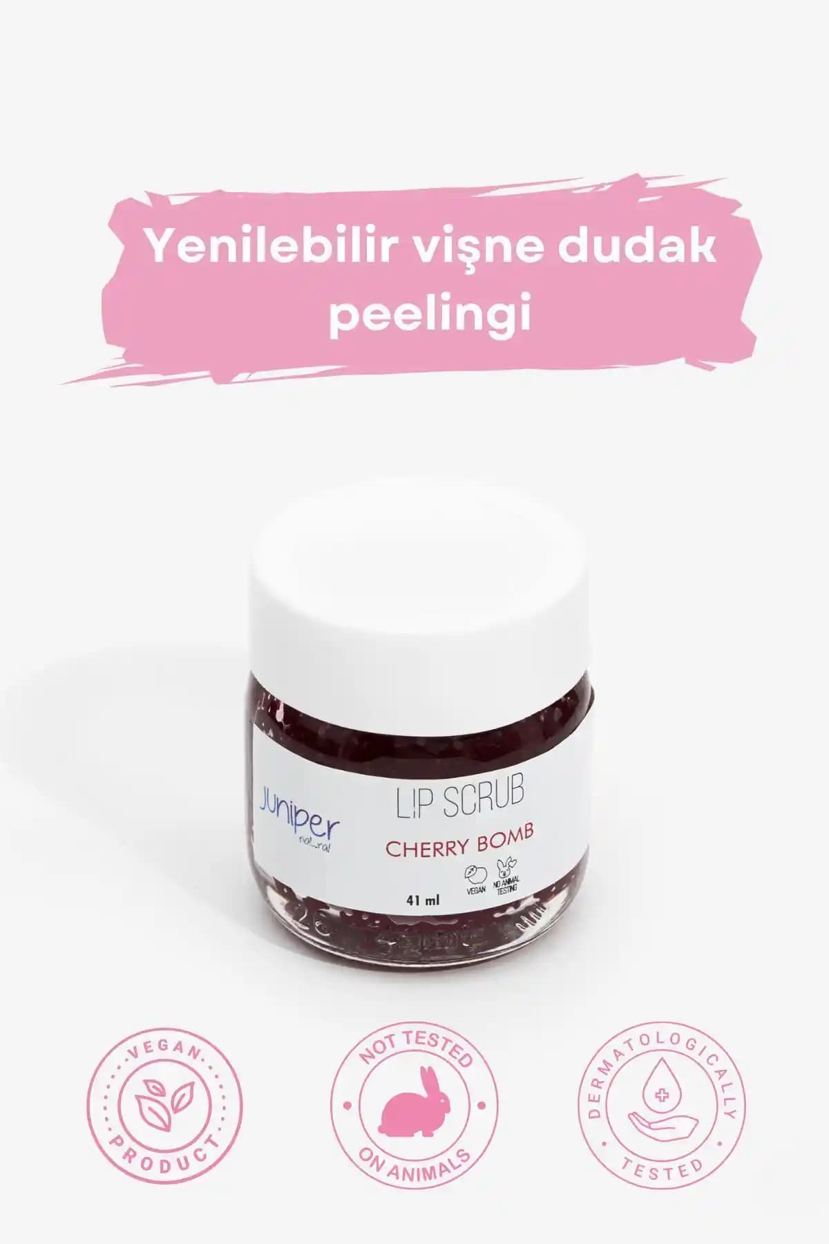 Juniper Natural Vişne ve New Well Hey Sugar Dudak Peelingleri Karşılaştırması