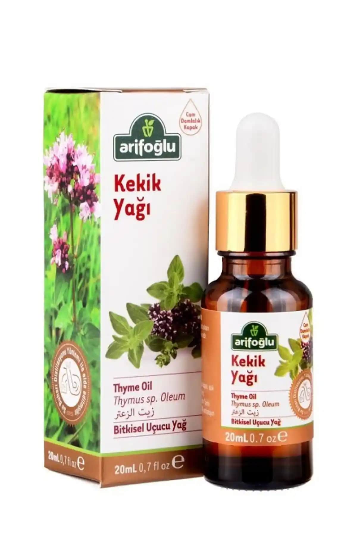 Kekik Yağı 20ml Doğal ve Saf Bitkisel Yağ Sağlık ve Güzellik Uygulamaları İçin