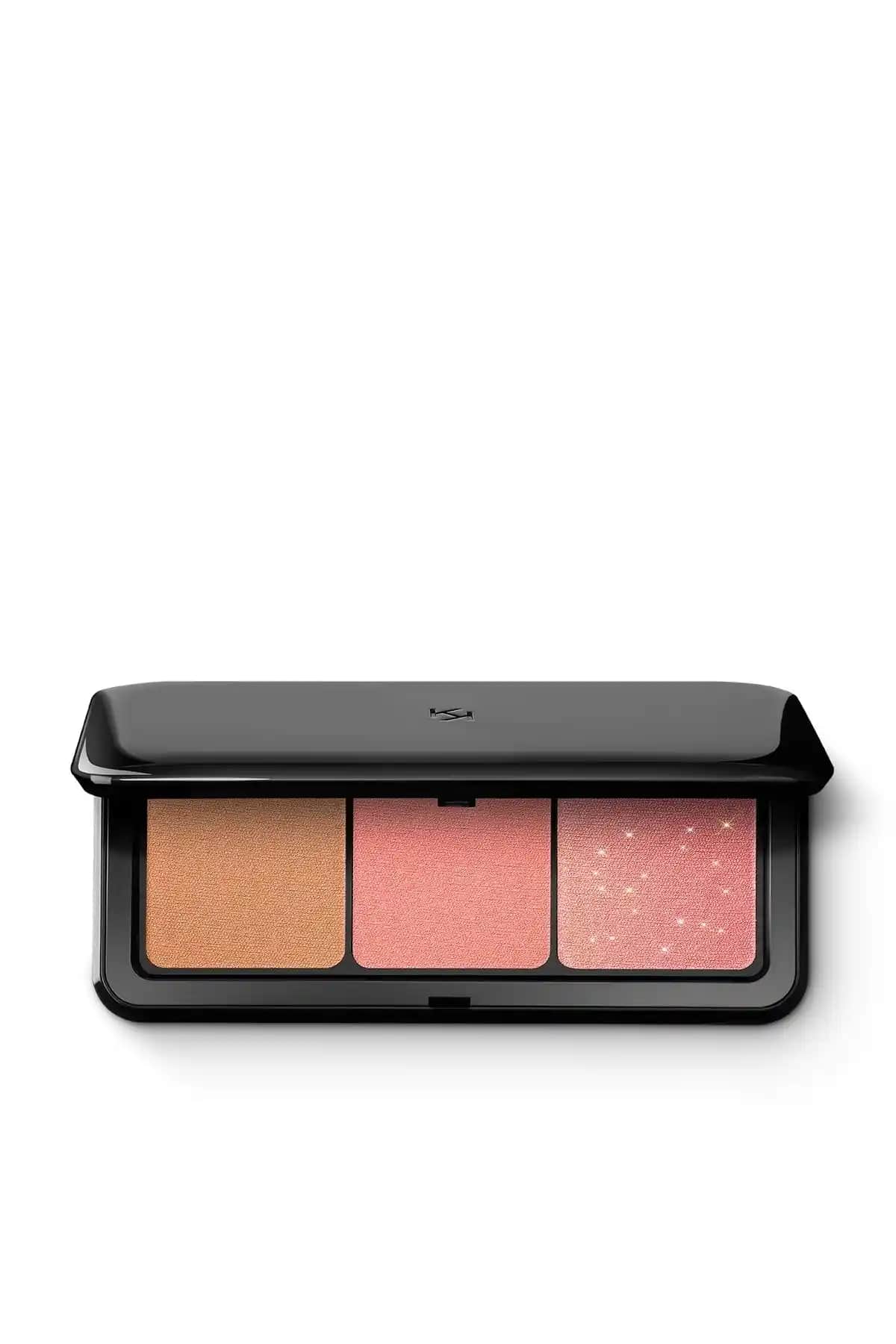 KIKO Çok Yönlü Trio Allık ve Bronzlaştırıcı Palet 01 Coral ile Makyajınızı Zenginleştirin