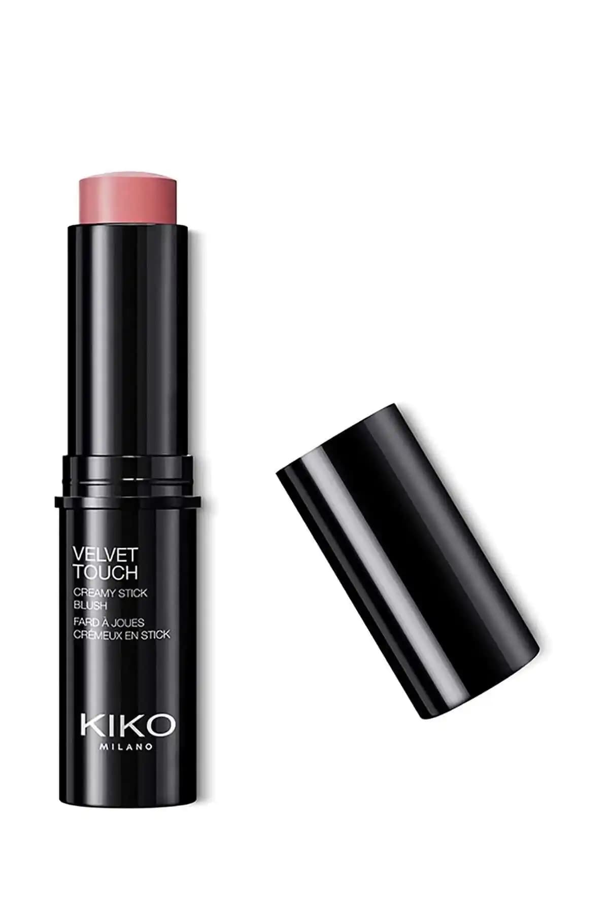 KIKO Velvet Touch Creamy Stick Blush 08 Rose Mauve Doğal ve Kalıcı Pembe Allık
