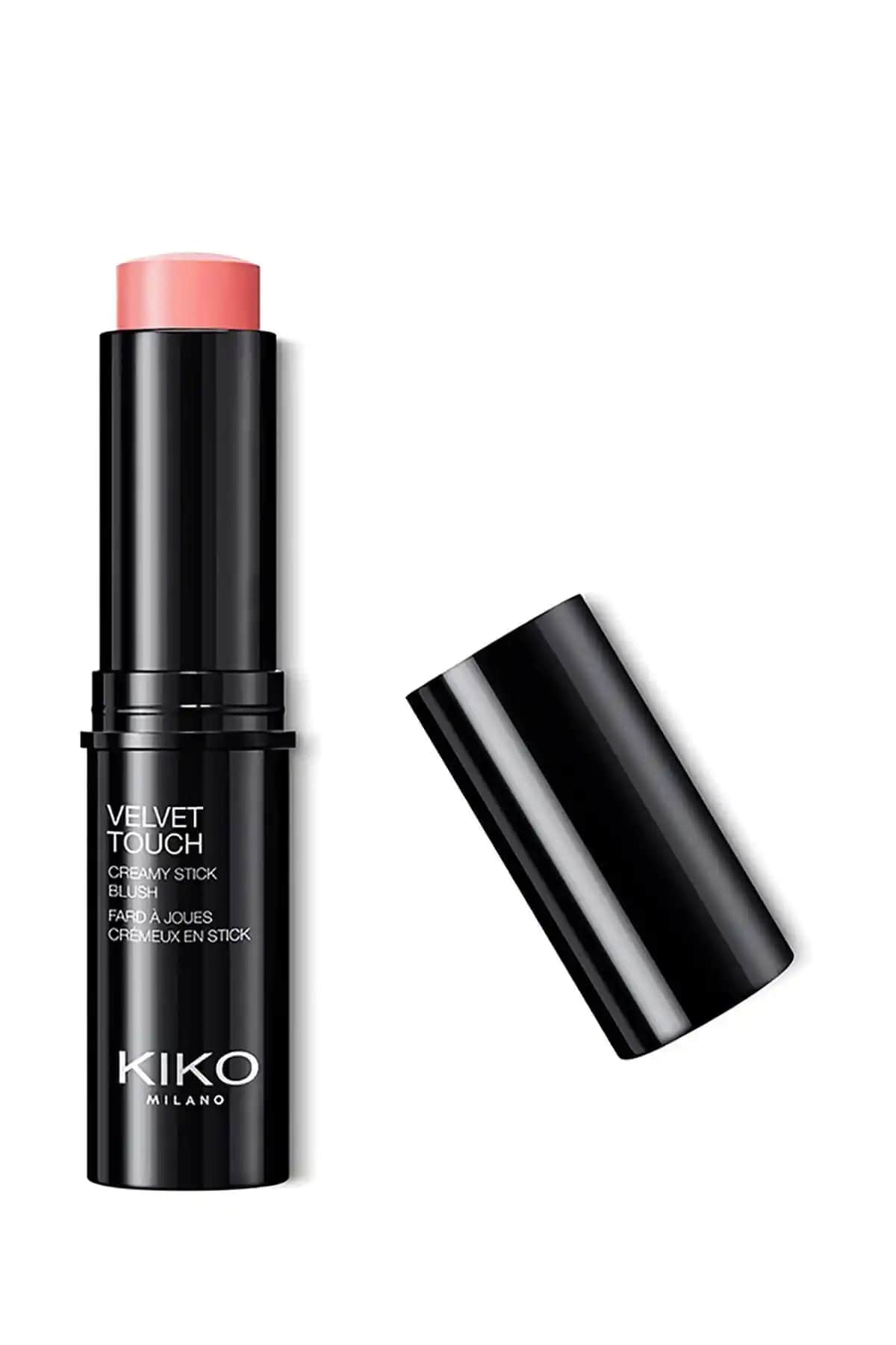 KIKO Velvet Touch Stick Allık 02 Golden Peach Doğal ve Mat Görünüm Sunar