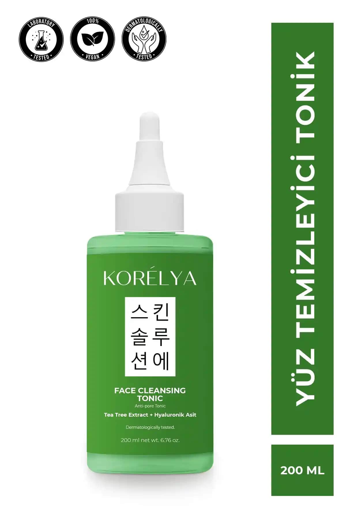 KORELYA Yüz Temizleme Toniği: Derinlemesine Temizlik ve Ferahlık Sağlayan Cilt Bakım Ürünü