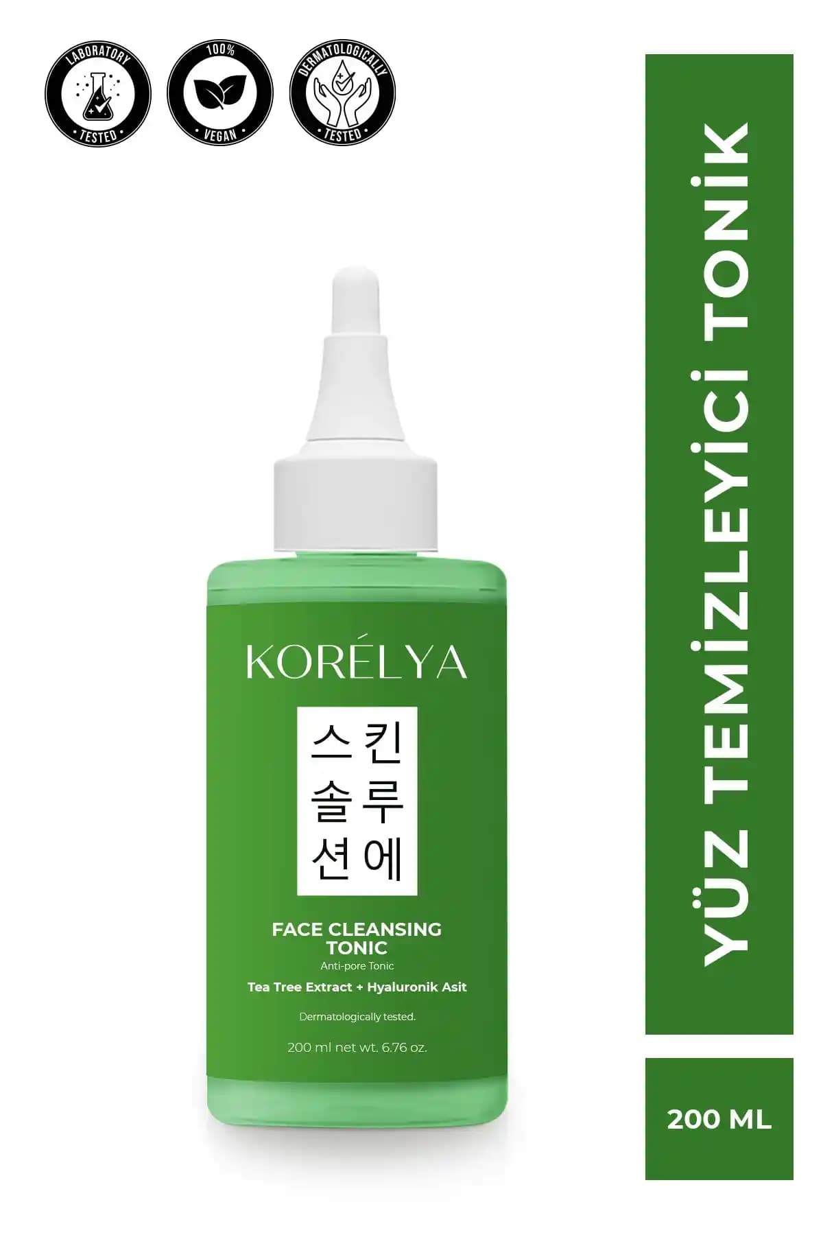 KORELYA Yüz Temizleme Toniği: Derinlemesine Temizlik ve Ferahlık Sağlayan Cilt Bakım Ürünü