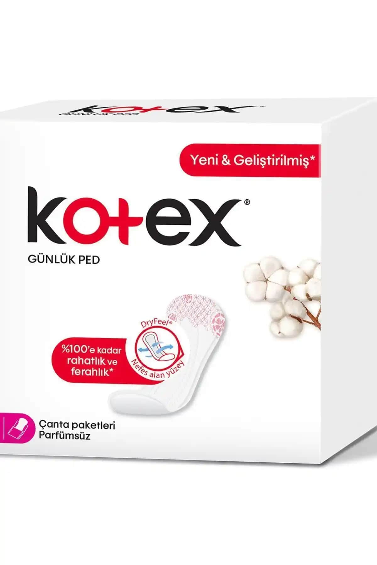 Kotex Günlük Ped Normal 56'lı Paket: Güvenli ve Konforlu Hijyen Ürünü