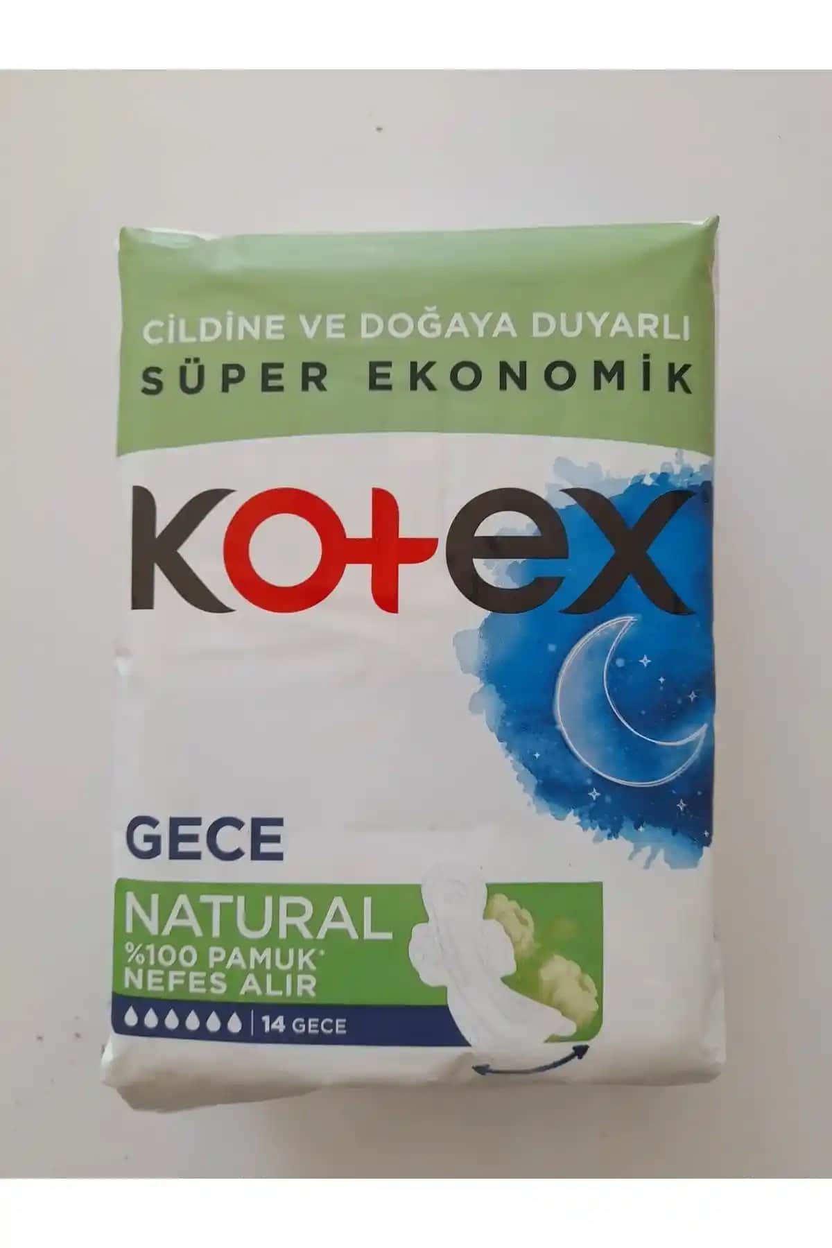 Kotex Natural Gece Hijyenik Pedleri Konfor ve Doğallık Sunar Sağlıklı Uyku İçin Uygun