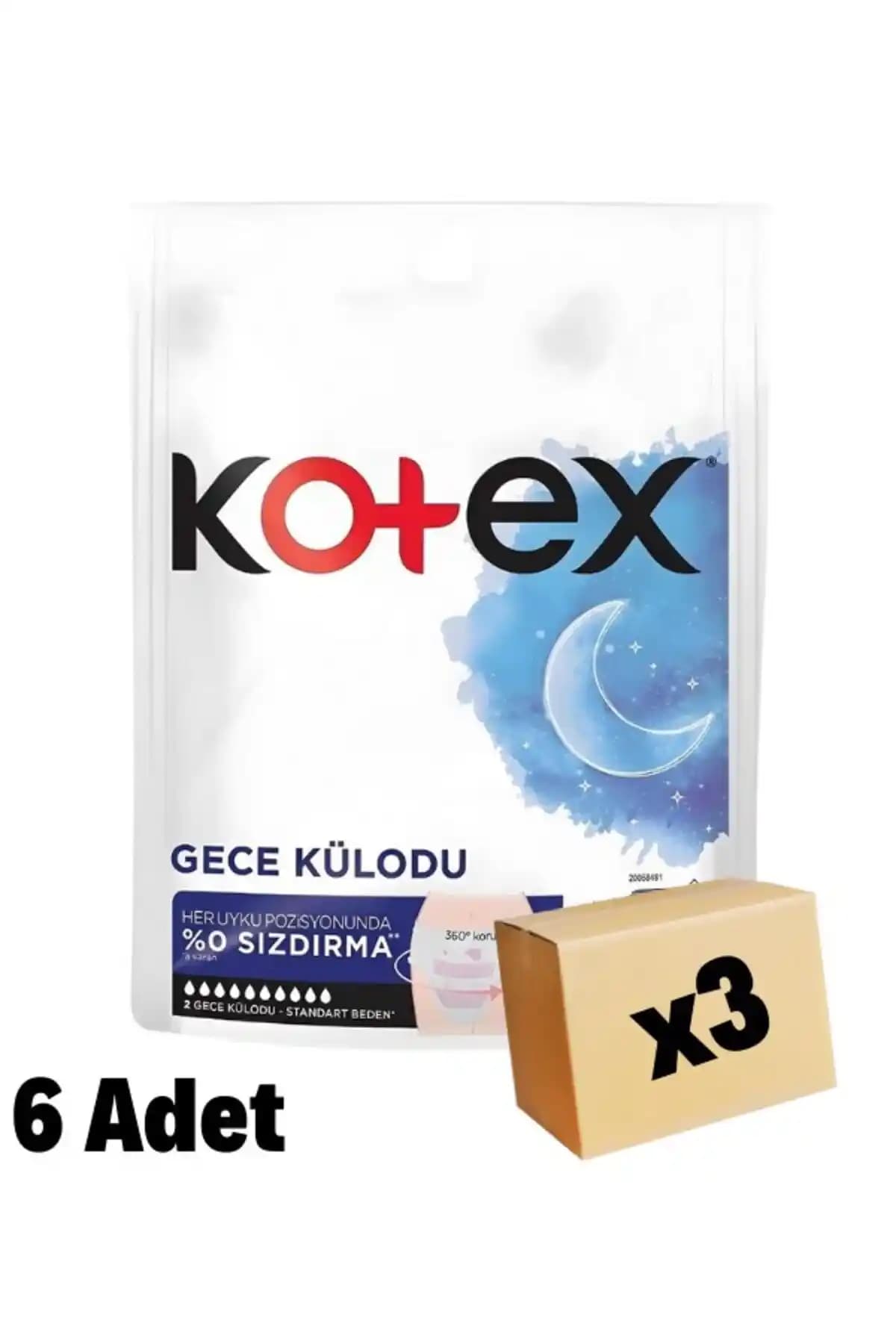 Kotex Regl Gece Külodu 2'li Paket ile Güvenli ve Konforlu Gece Kullanımı