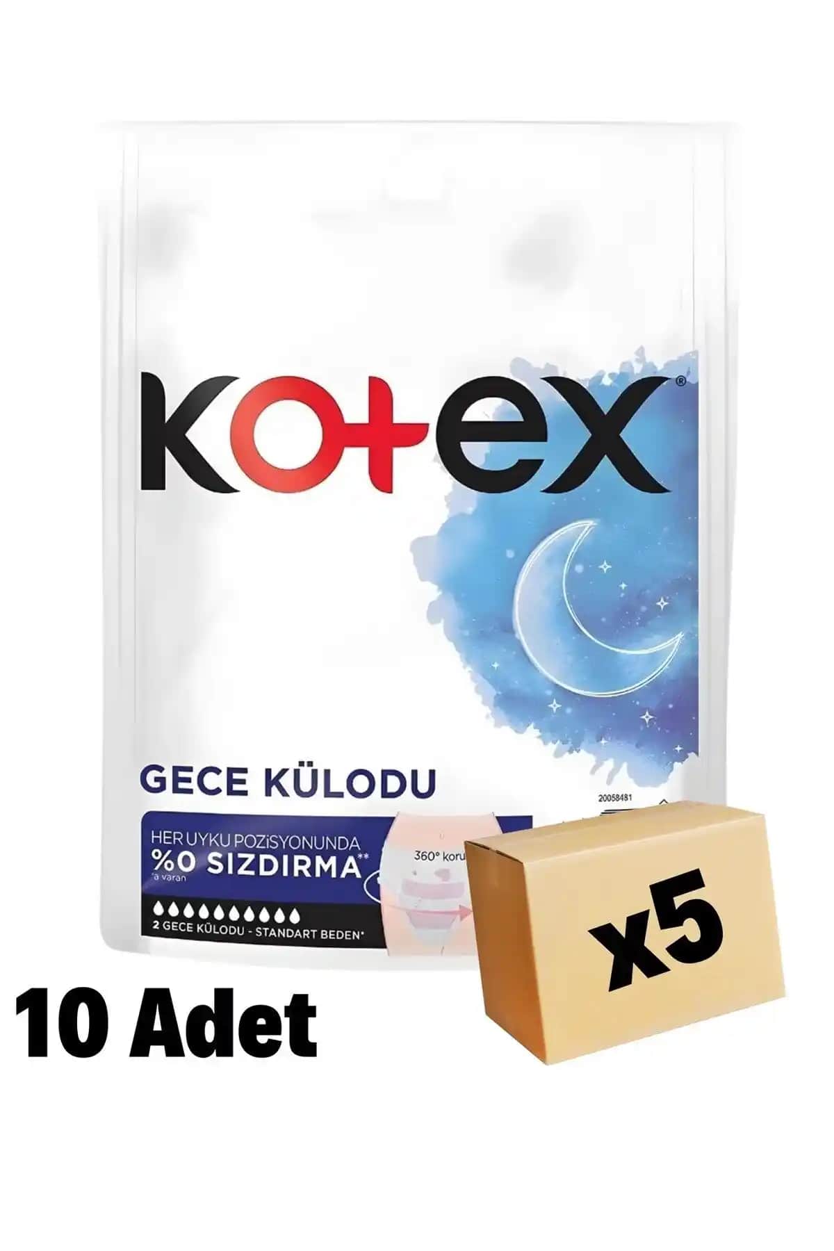 Kotex Regl Gece Külodu ile Güvenli ve Konforlu Gece Koruması Sağlayın
