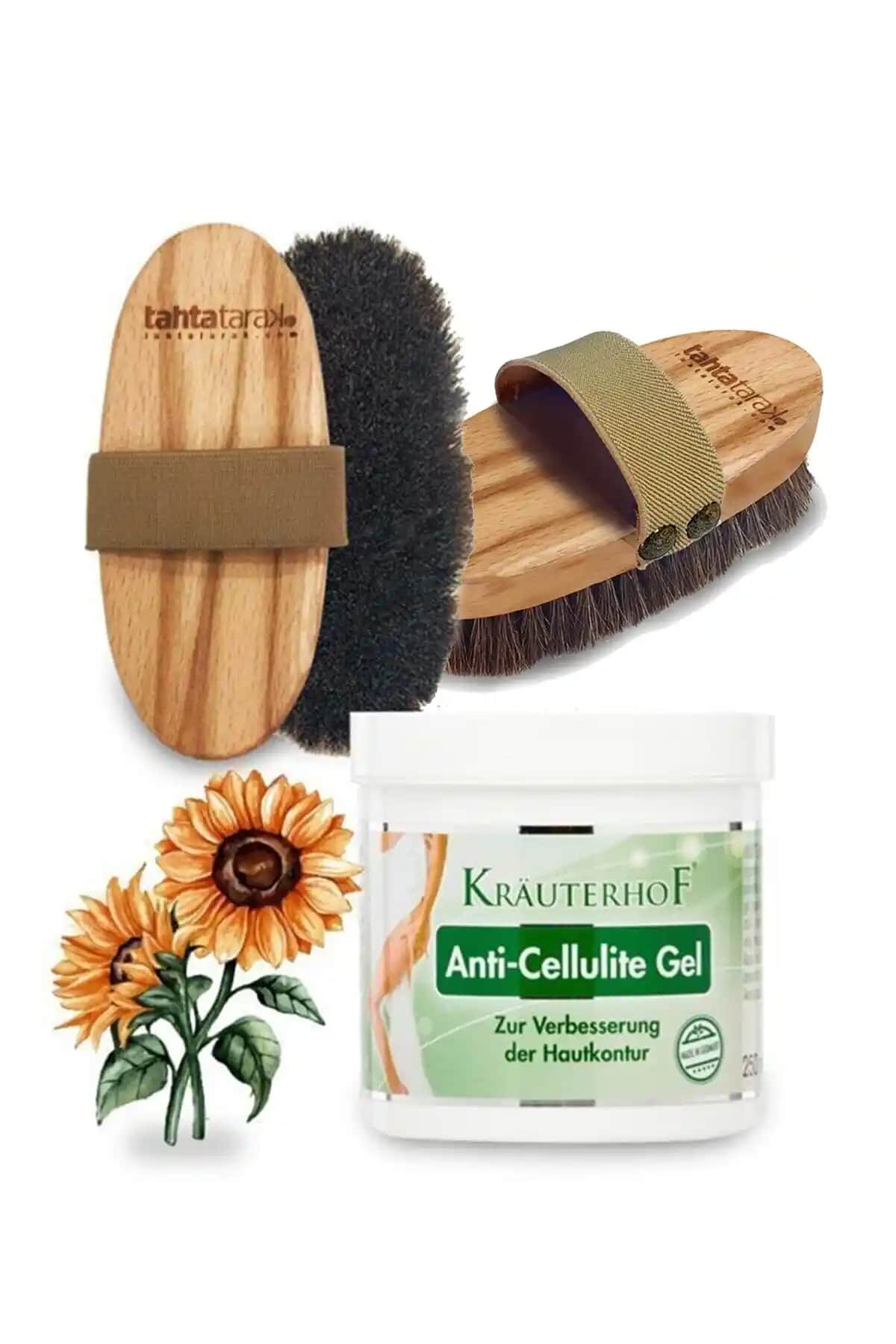 Krauterhof Selülit Karşıtı Doğal Ürünler: Fırça ve Jel ile Etkili Cilt Gelişimi